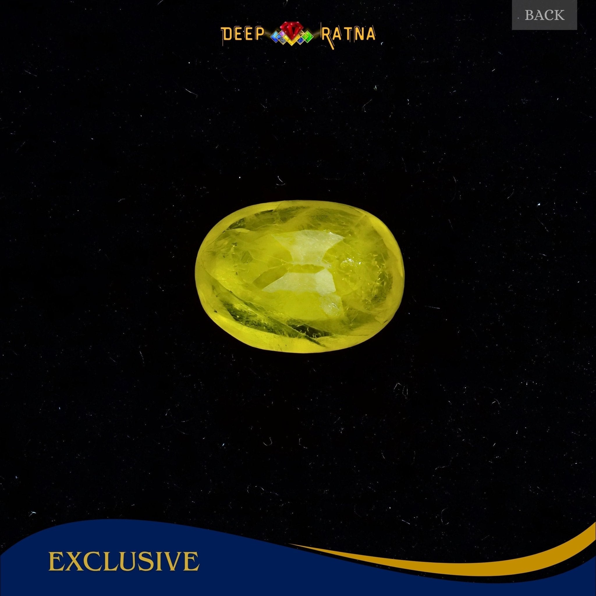 Yellow Sapphire 4.60 Carat (Thailand) - Deep Ratna
