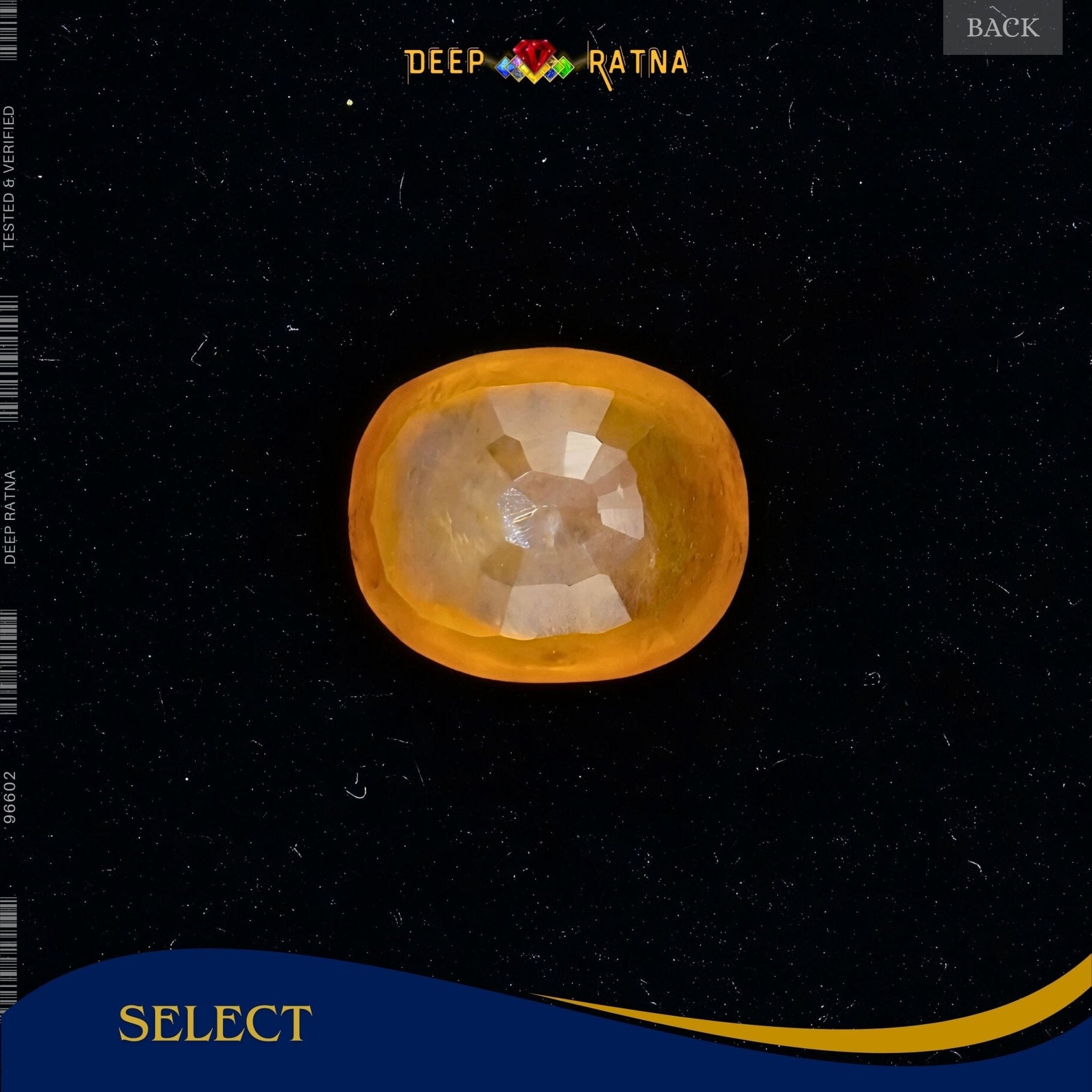 Yellow Sapphire 4.60 Carat (Thailand) - Deep Ratna