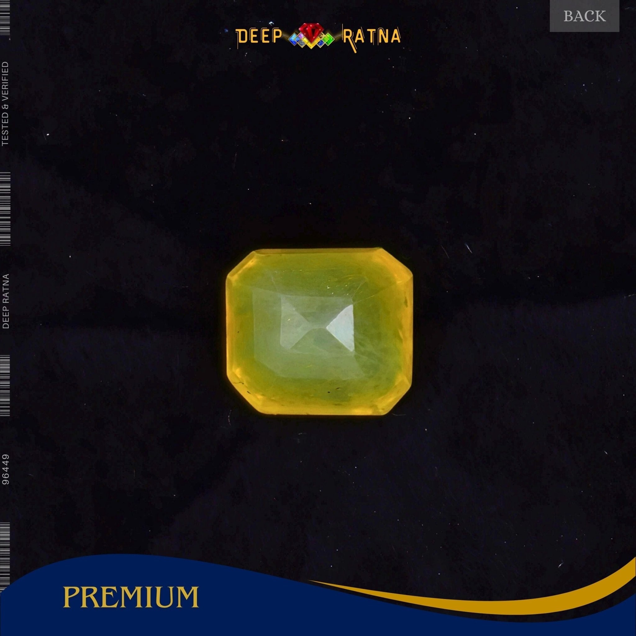 Yellow Sapphire 4.60 Carat (Thailand) - Deep Ratna