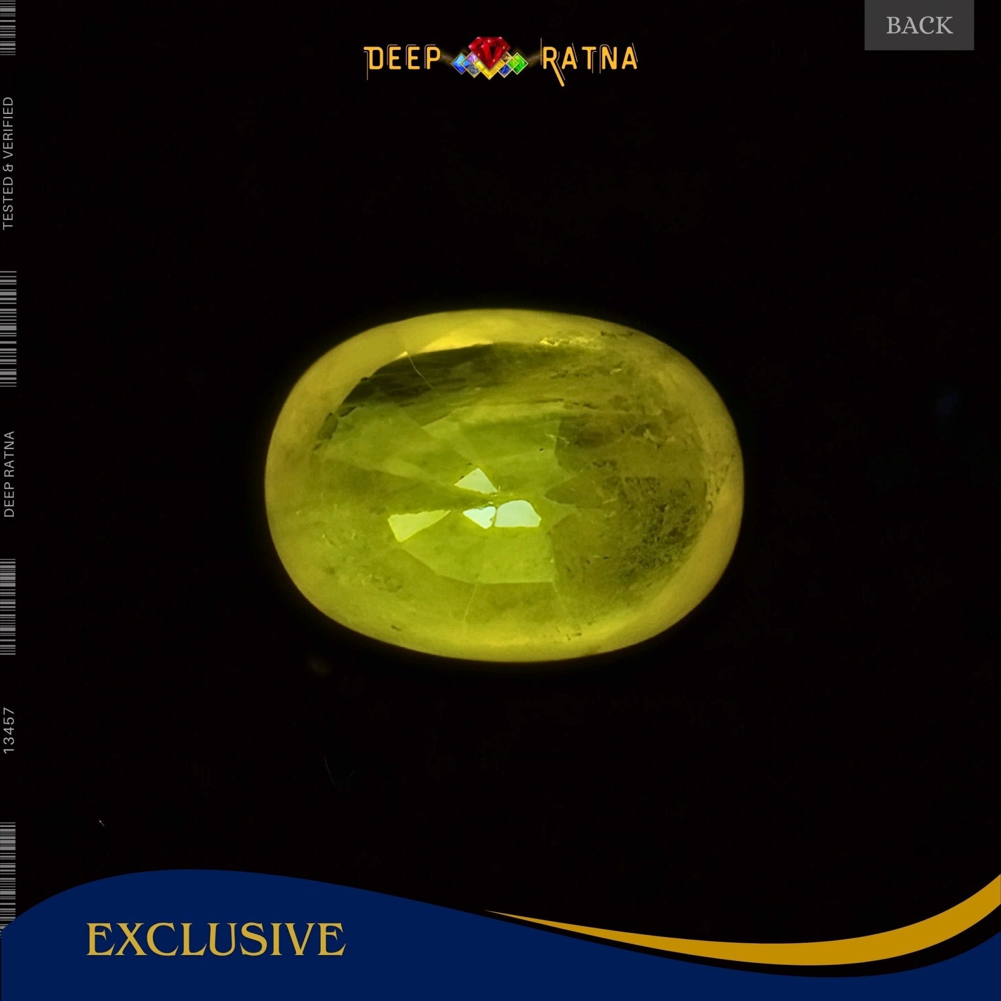 Yellow Sapphire 4.61 Carat (Thailand) - Deep Ratna