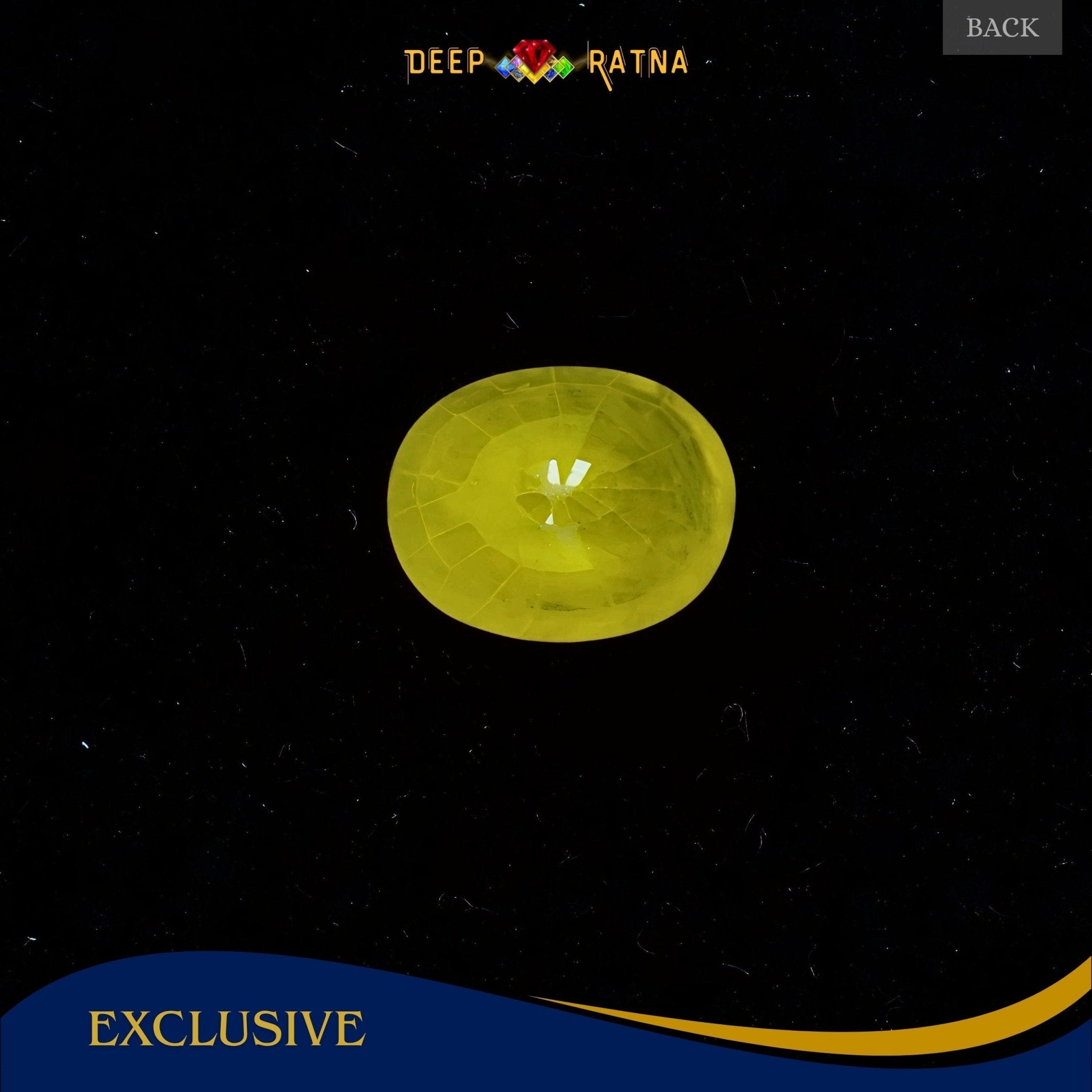 Yellow Sapphire 4.70 Carat (Thailand) - Deep Ratna