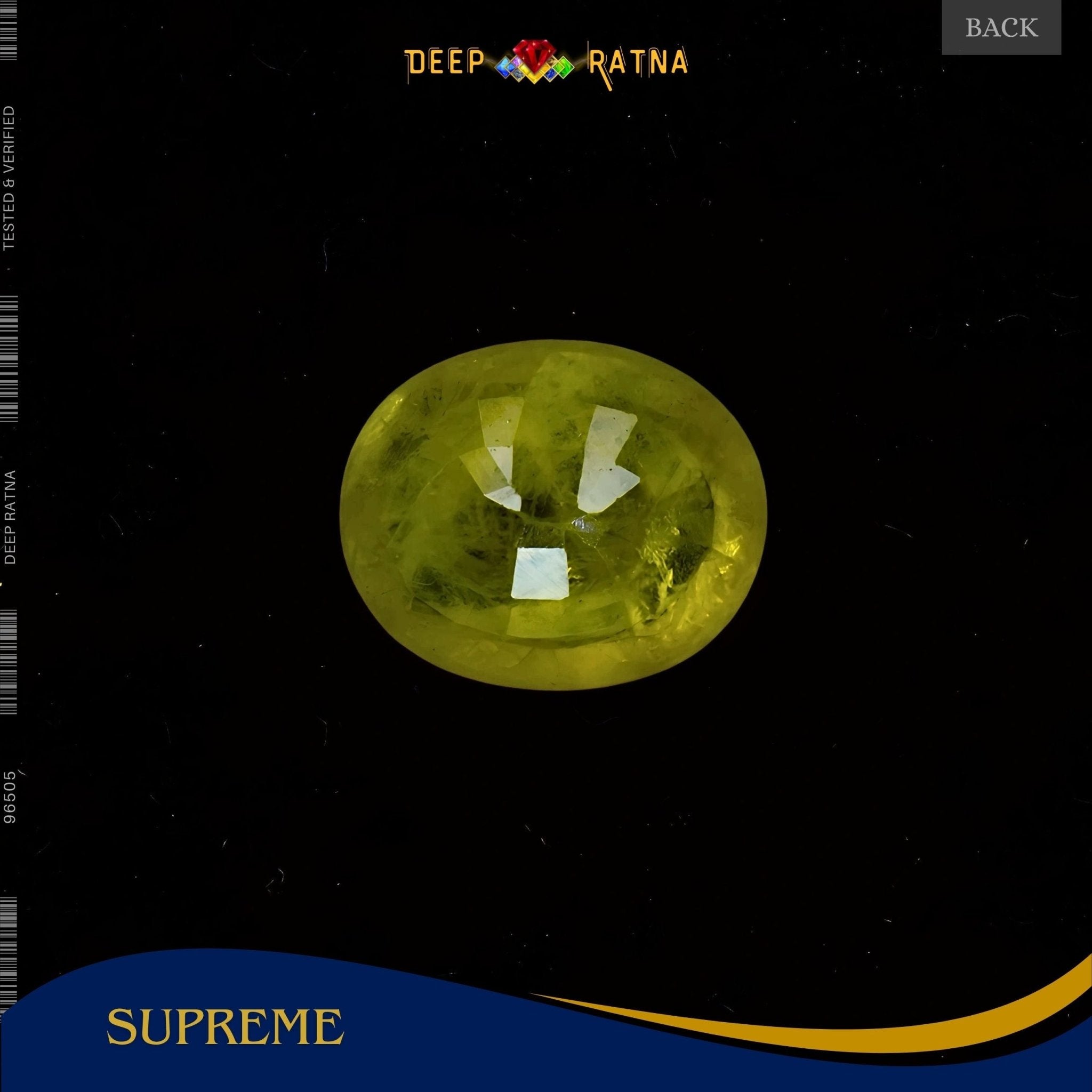 Yellow Sapphire 4.70 Carat (Thailand) - Deep Ratna