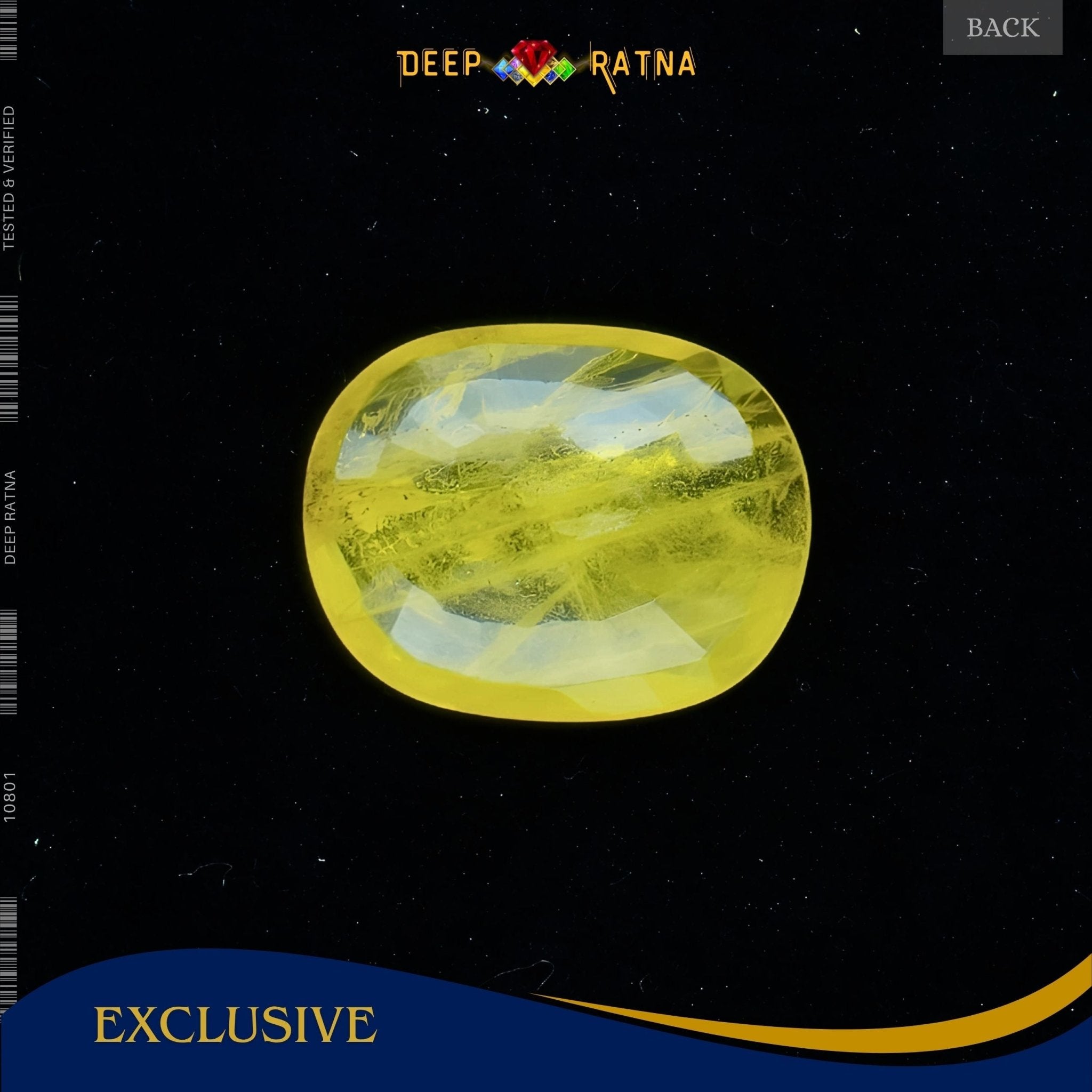 Yellow Sapphire 4.72 Carat (Thailand) - Deep Ratna