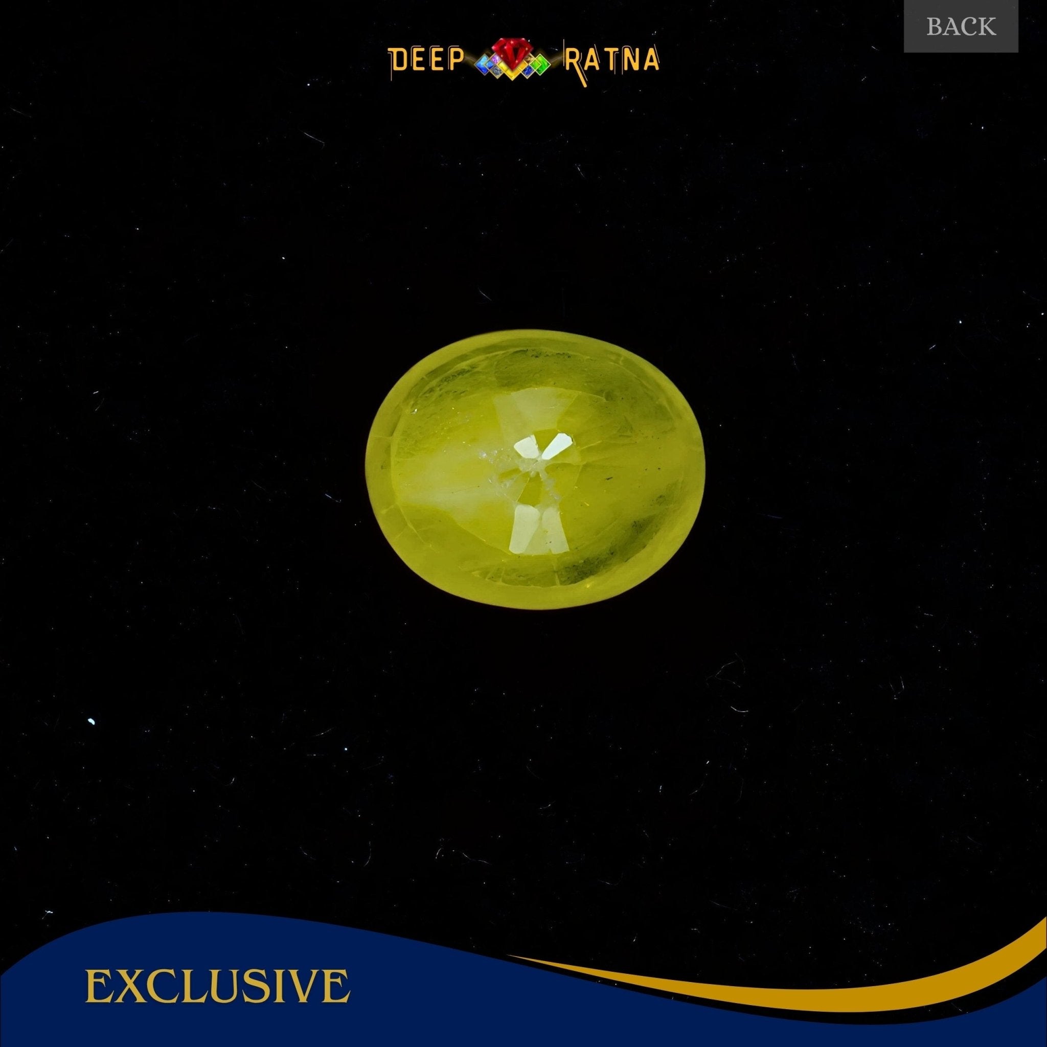 Yellow Sapphire 4.75 Carat (Thailand) - Deep Ratna