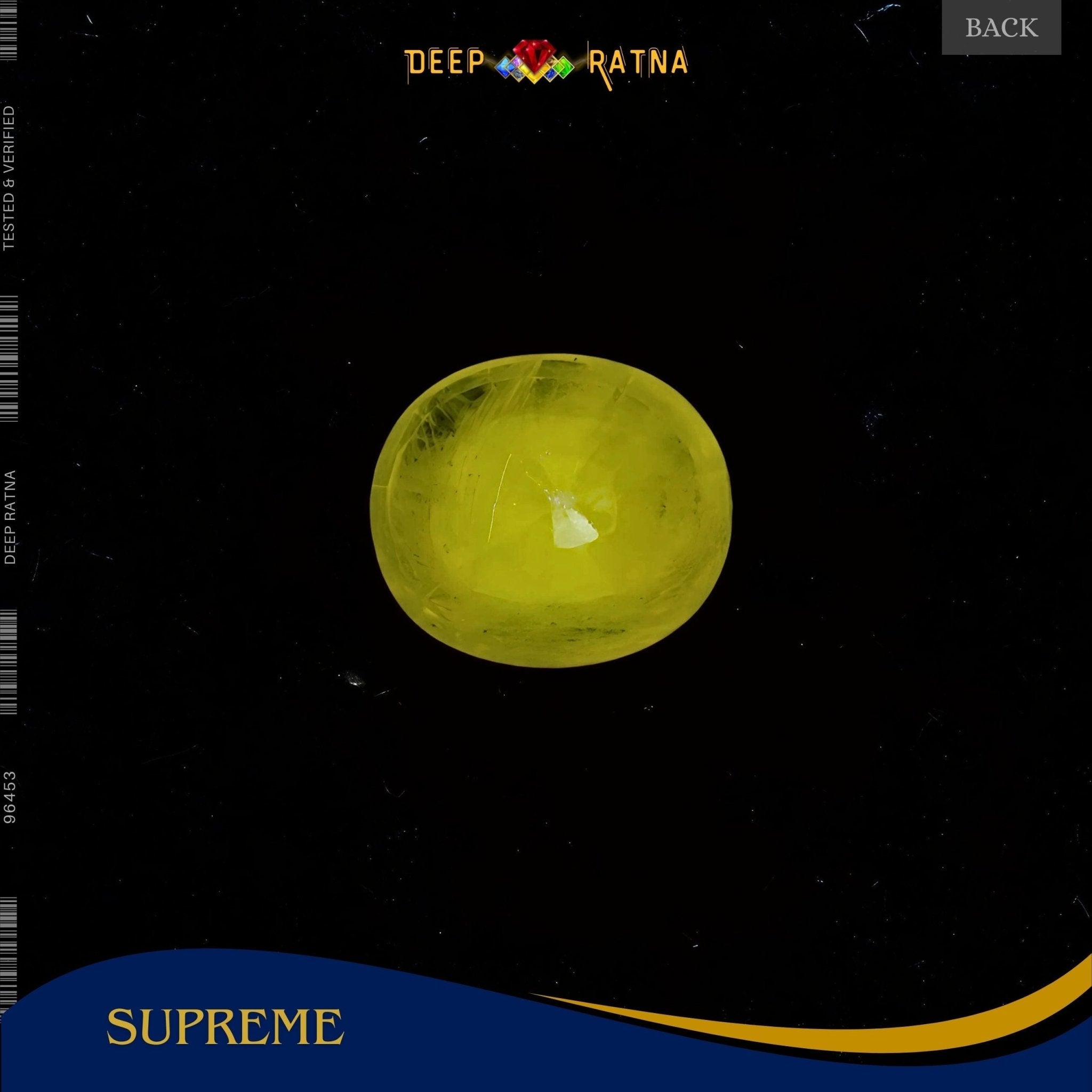 Yellow Sapphire 4.80 Carat (Thailand) - Deep Ratna