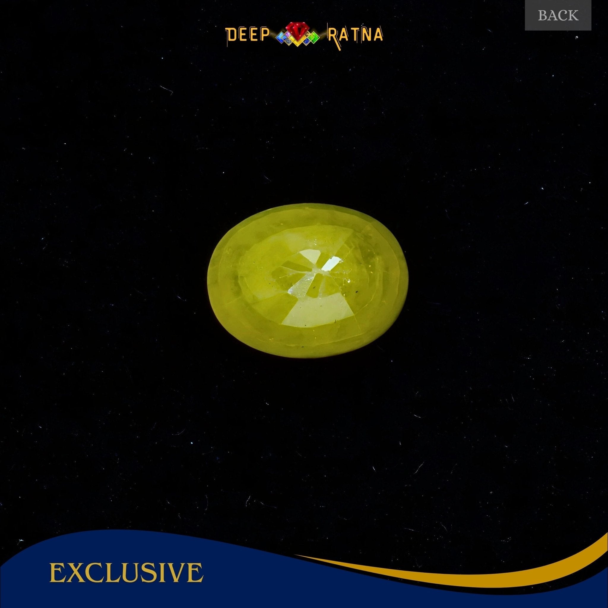 Yellow Sapphire 4.80 Carat (Thailand) - Deep Ratna