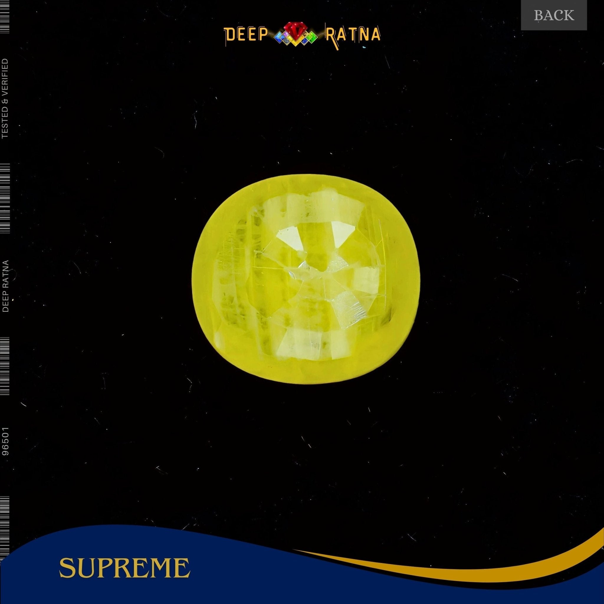 Yellow Sapphire 4.80 Carat (Thailand) - Deep Ratna
