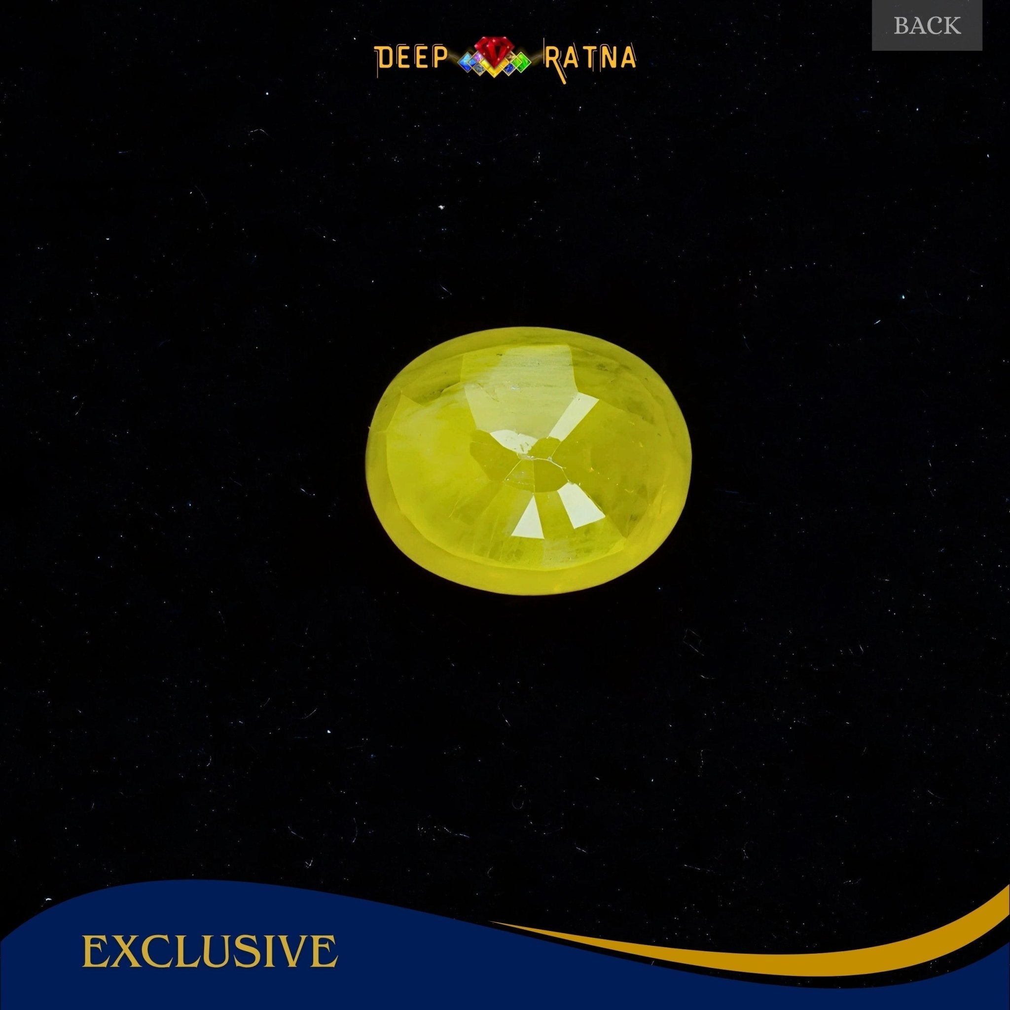 Yellow Sapphire 4.80 Carat (Thailand) - Deep Ratna