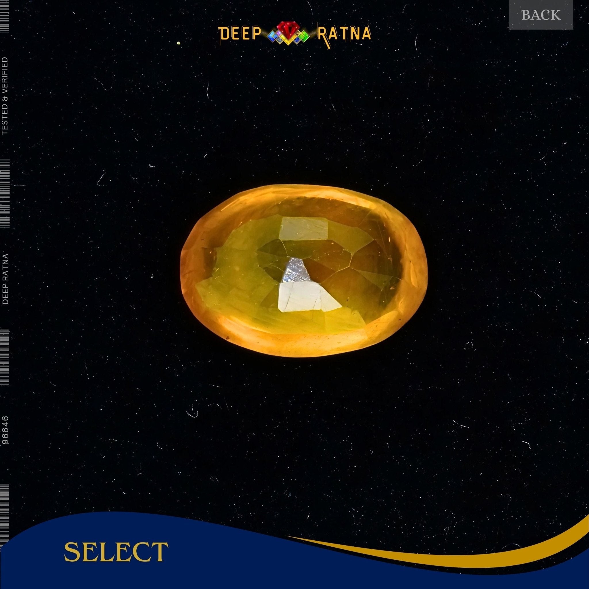 Yellow Sapphire 4.85 Carat (Thailand) - Deep Ratna