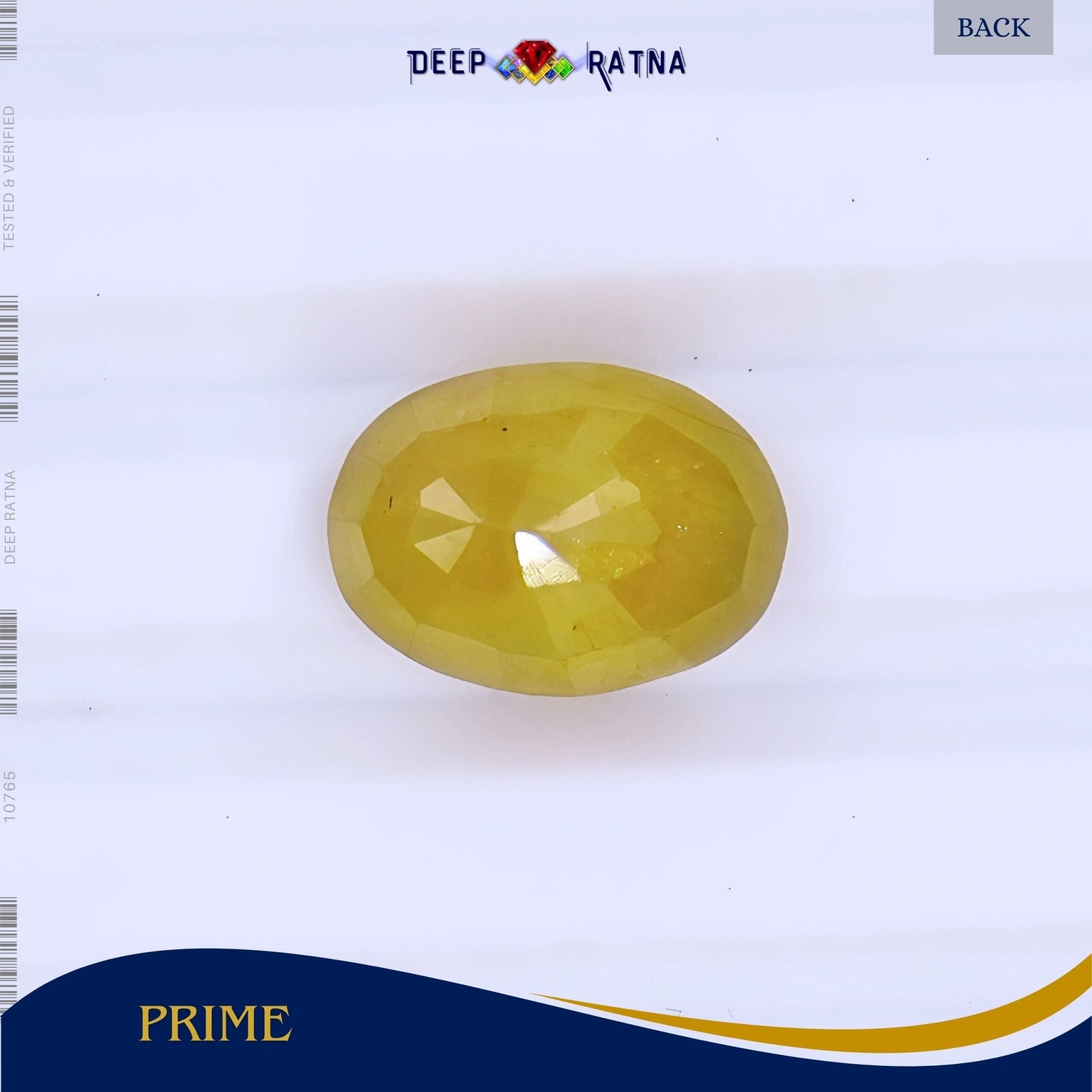Yellow Sapphire 4.91 Carat (Thailand) - Deep Ratna