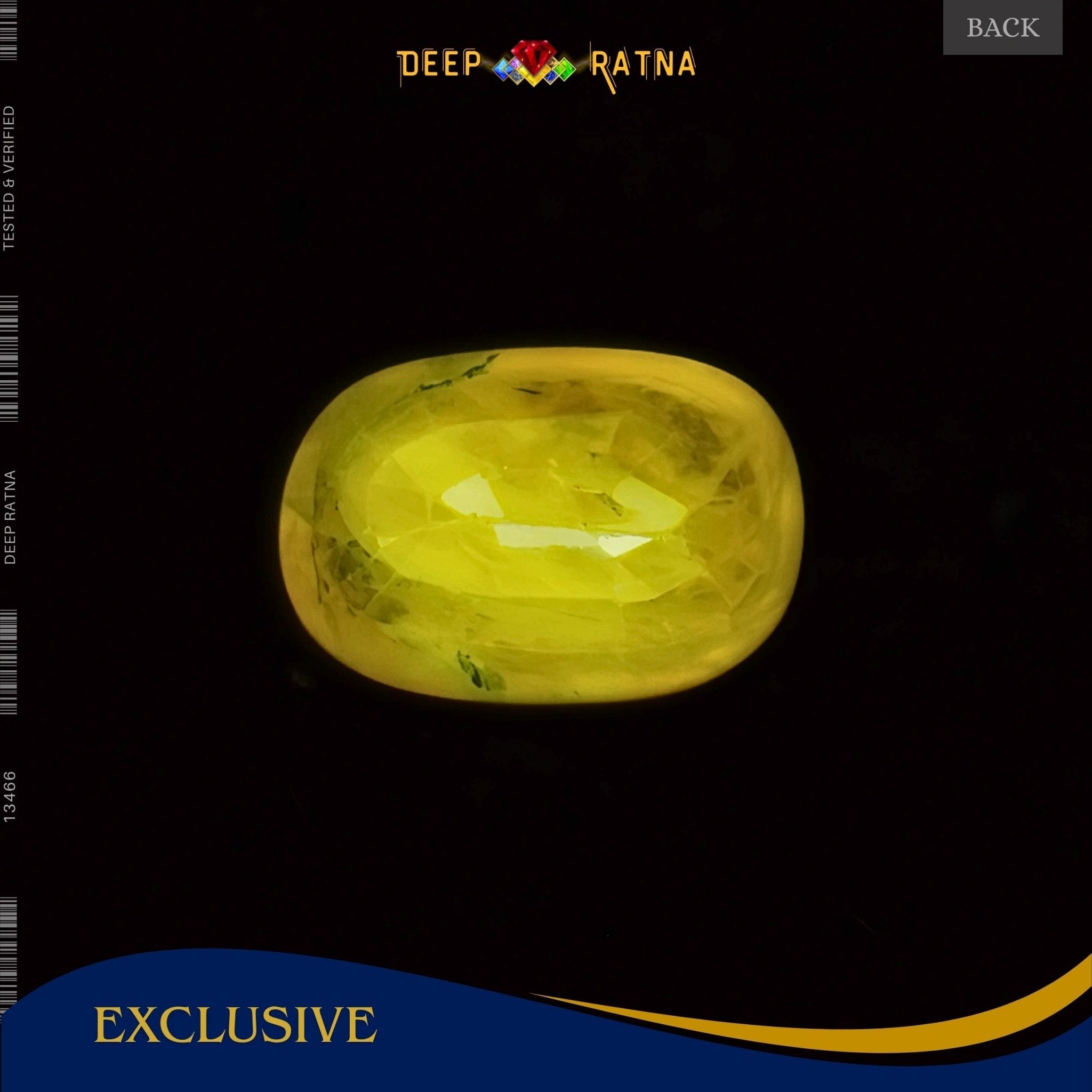 Yellow Sapphire 4.92 Carat (Thailand) - Deep Ratna