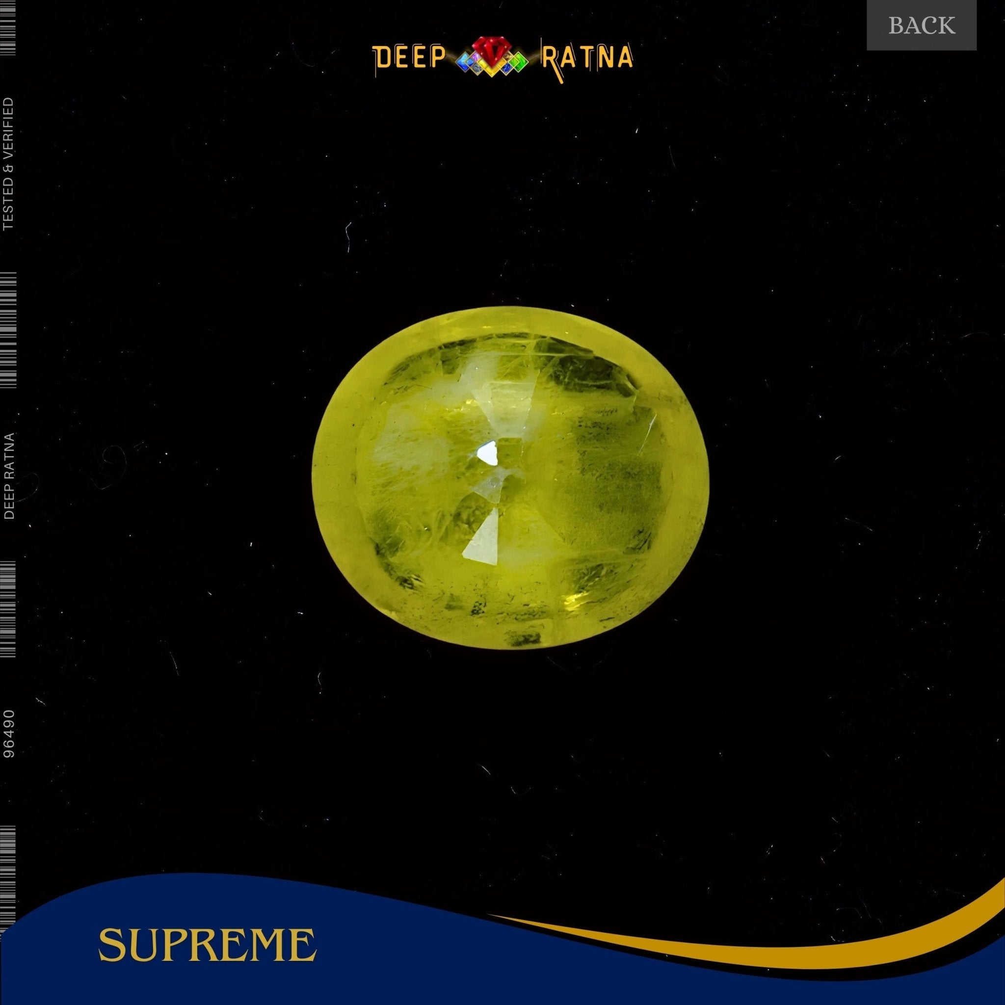 Yellow Sapphire 5 Carat (Thailand) - Deep Ratna