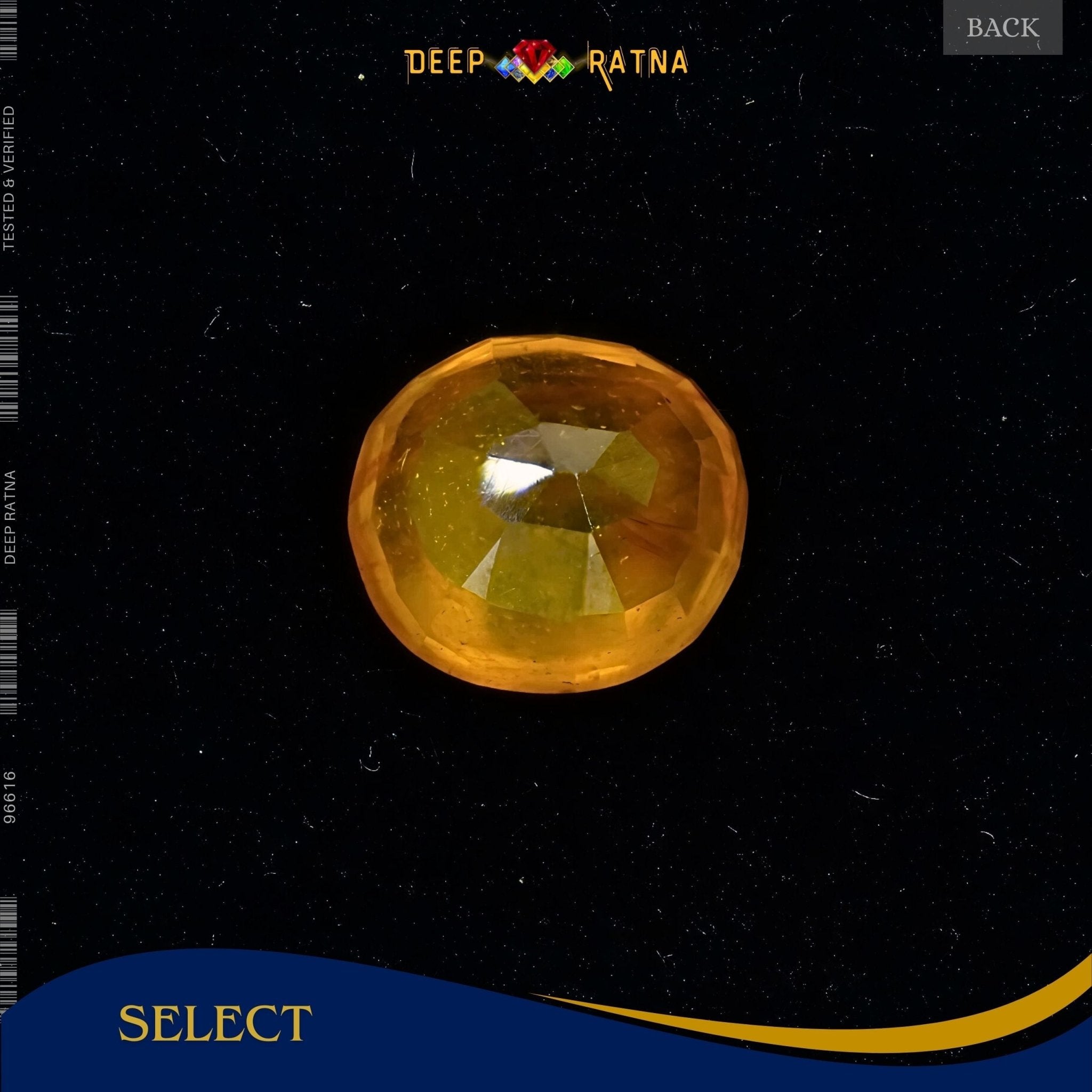 Yellow Sapphire 5 Carat (Thailand) - Deep Ratna