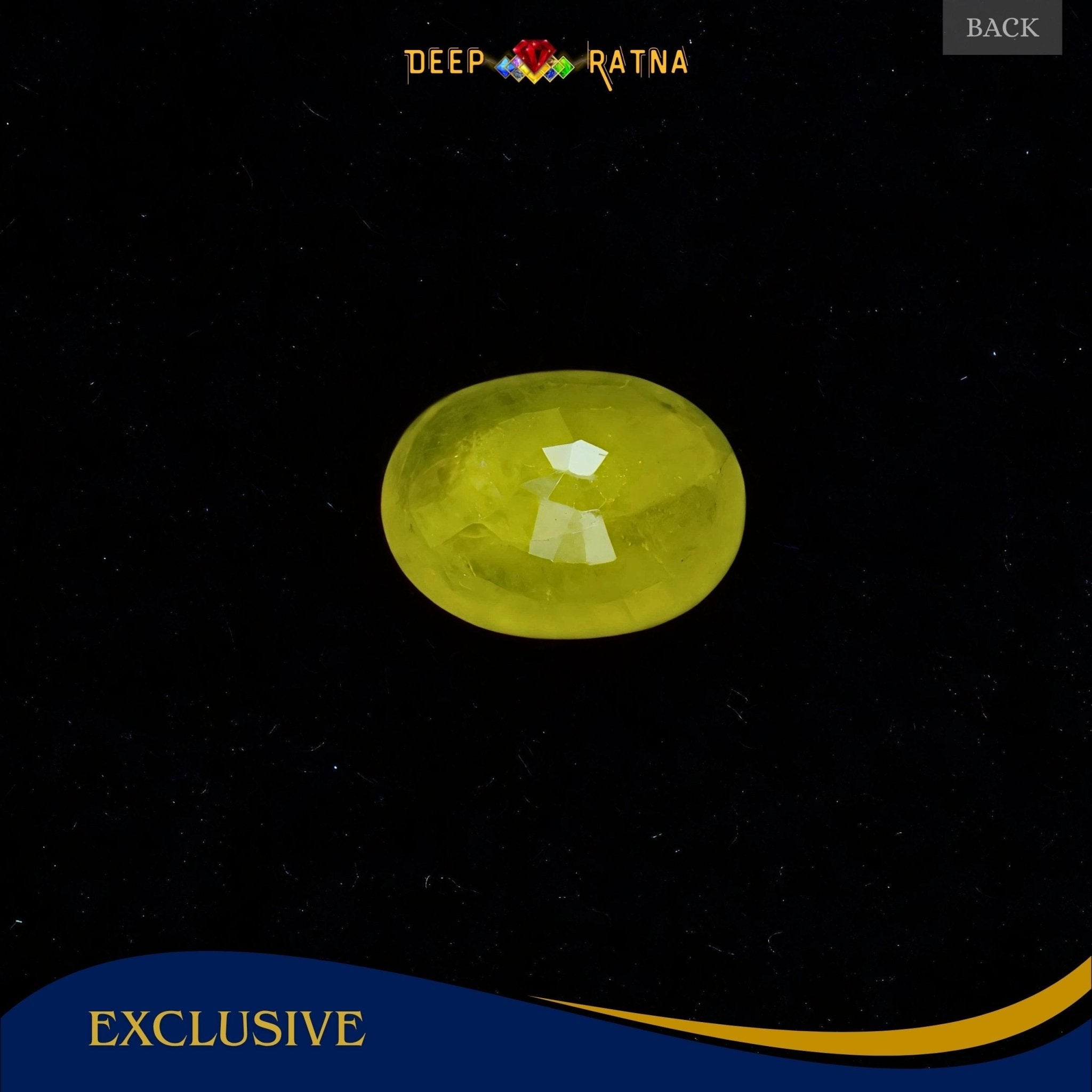 Yellow Sapphire 5 Carat (Thailand) - Deep Ratna