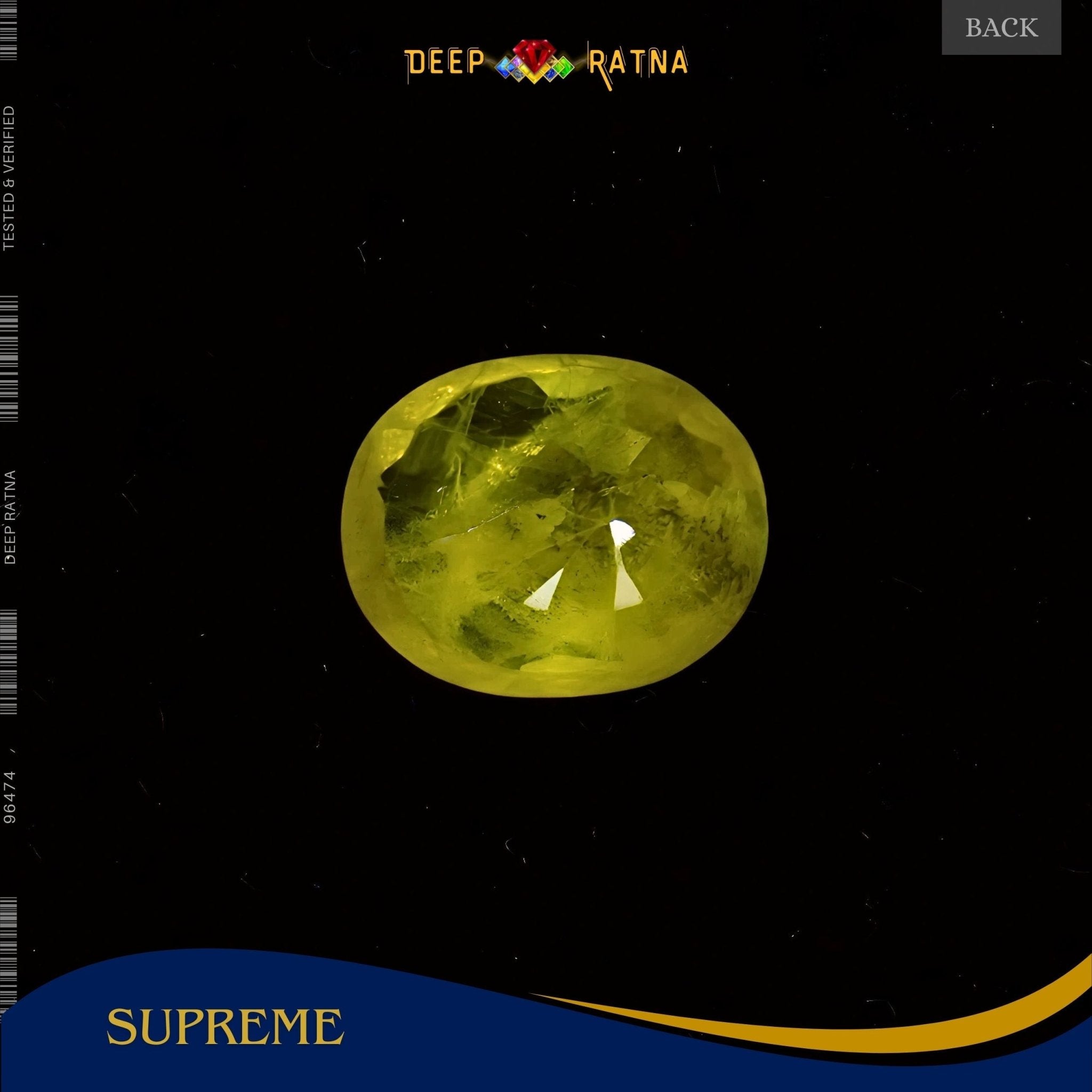 Yellow Sapphire 5 Carat (Thailand) - Deep Ratna