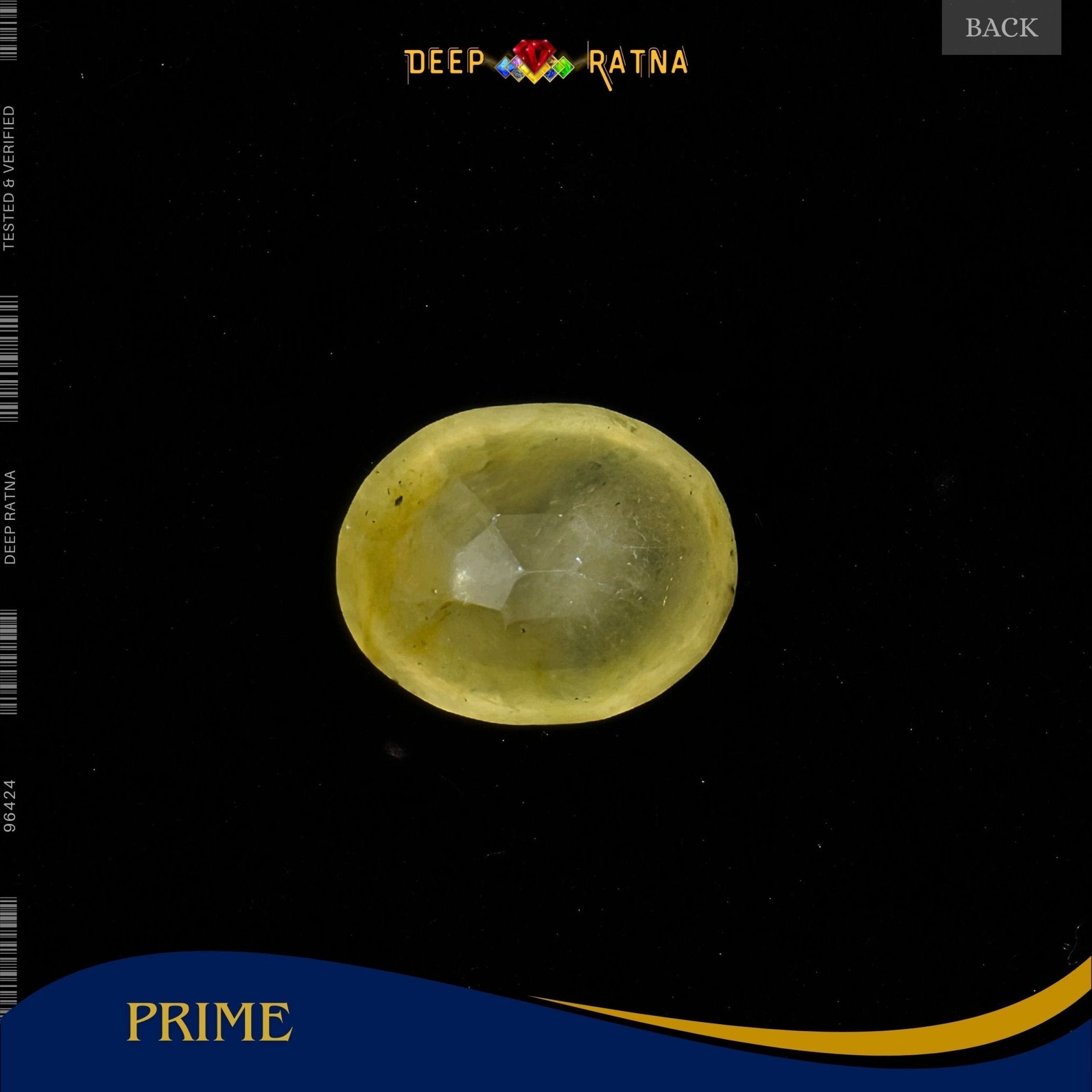 Yellow Sapphire 5 Carat (Thailand) - Deep Ratna