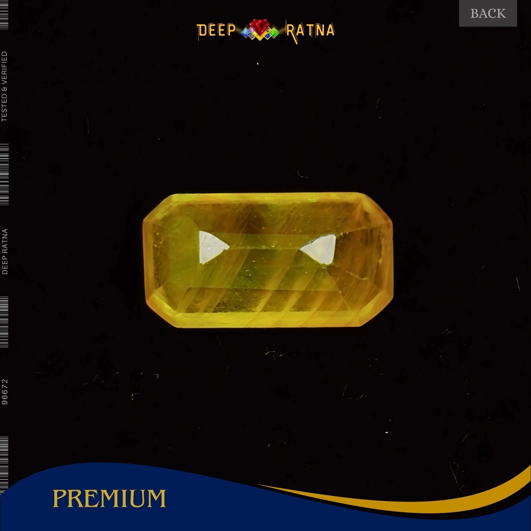 Yellow Sapphire 5 Carat (Thailand) - Deep Ratna
