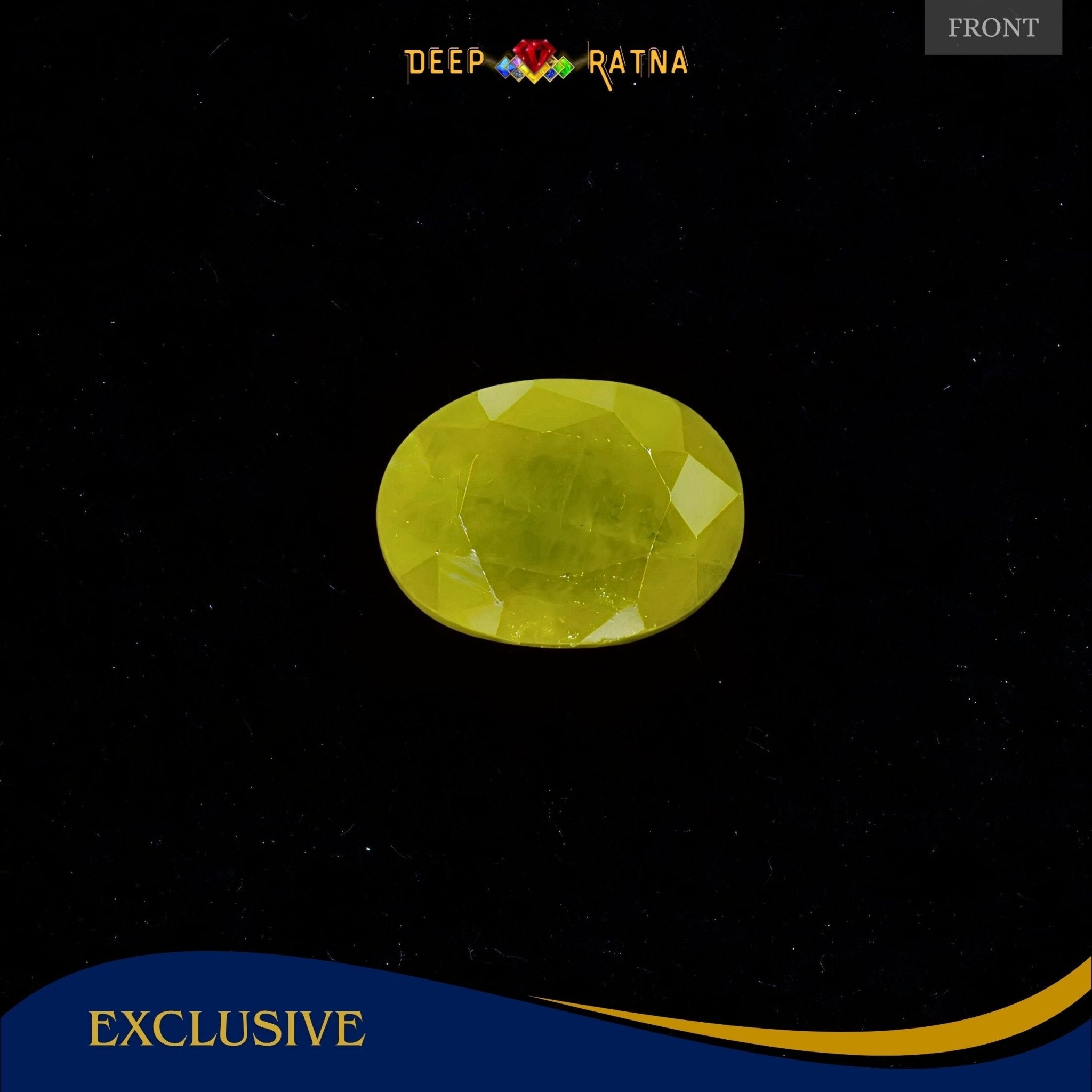 Yellow Sapphire 5 Carat (Thailand) - Deep Ratna