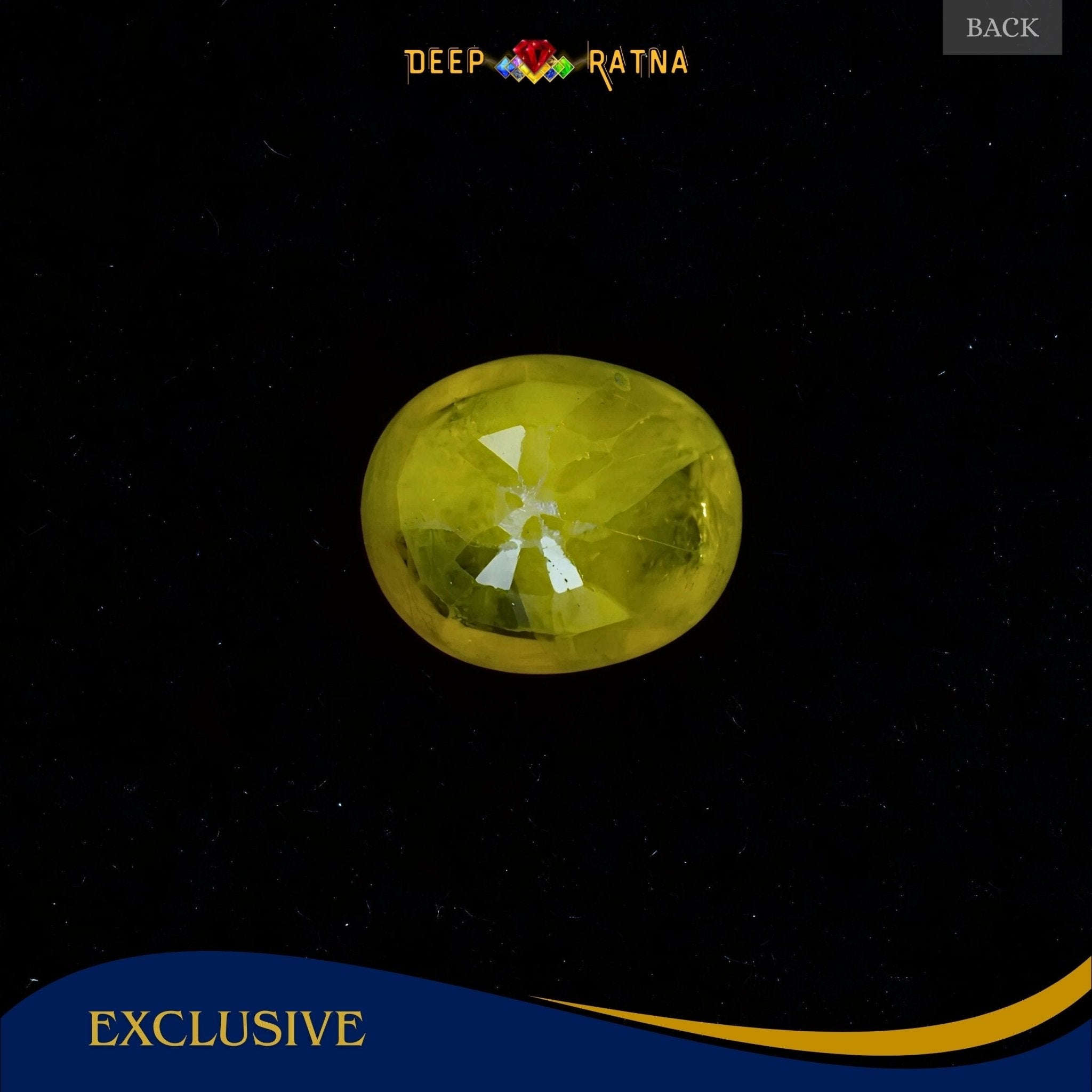 Yellow Sapphire 5.10 Carat (Thailand) - Deep Ratna