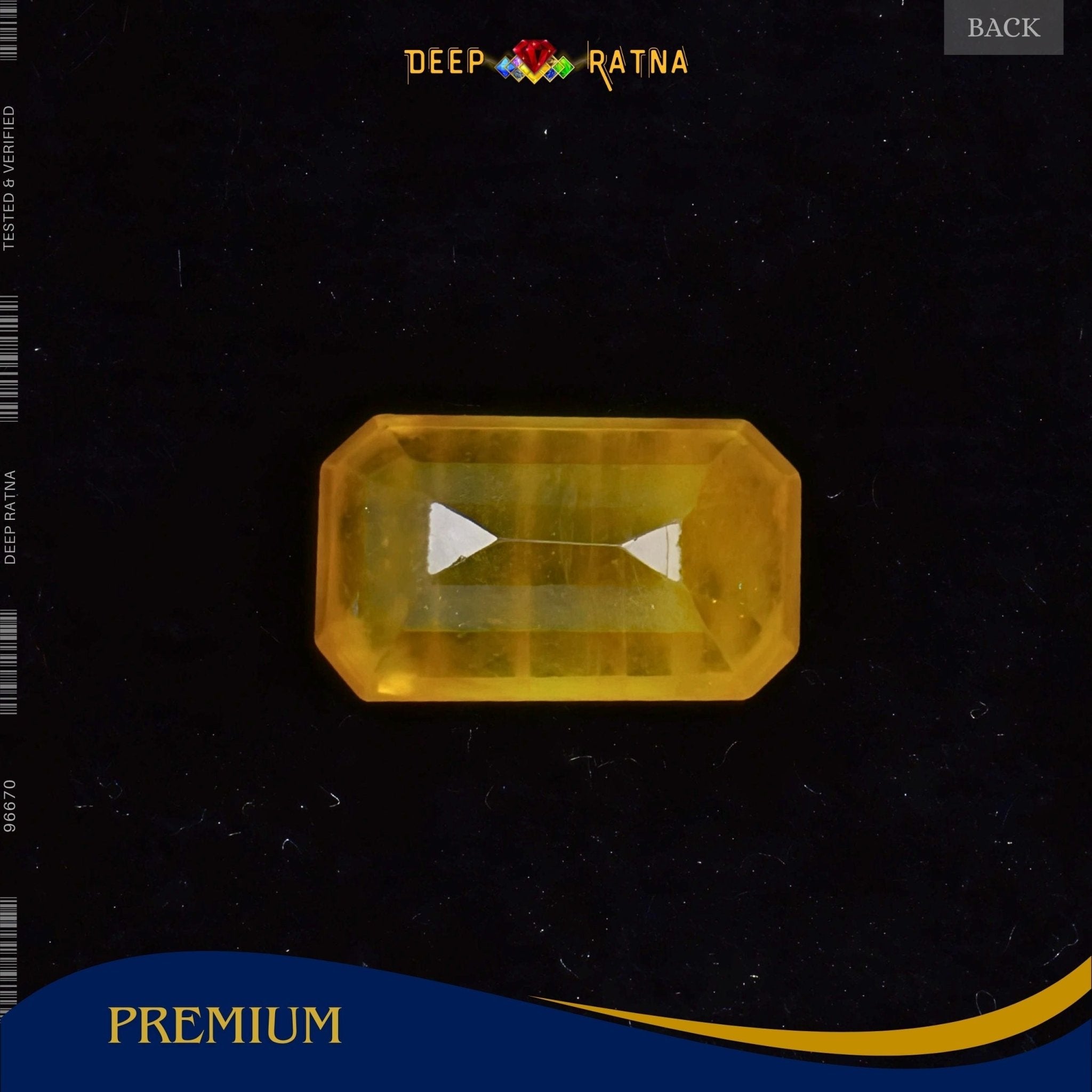Yellow Sapphire 5.10 Carat (Thailand) - Deep Ratna