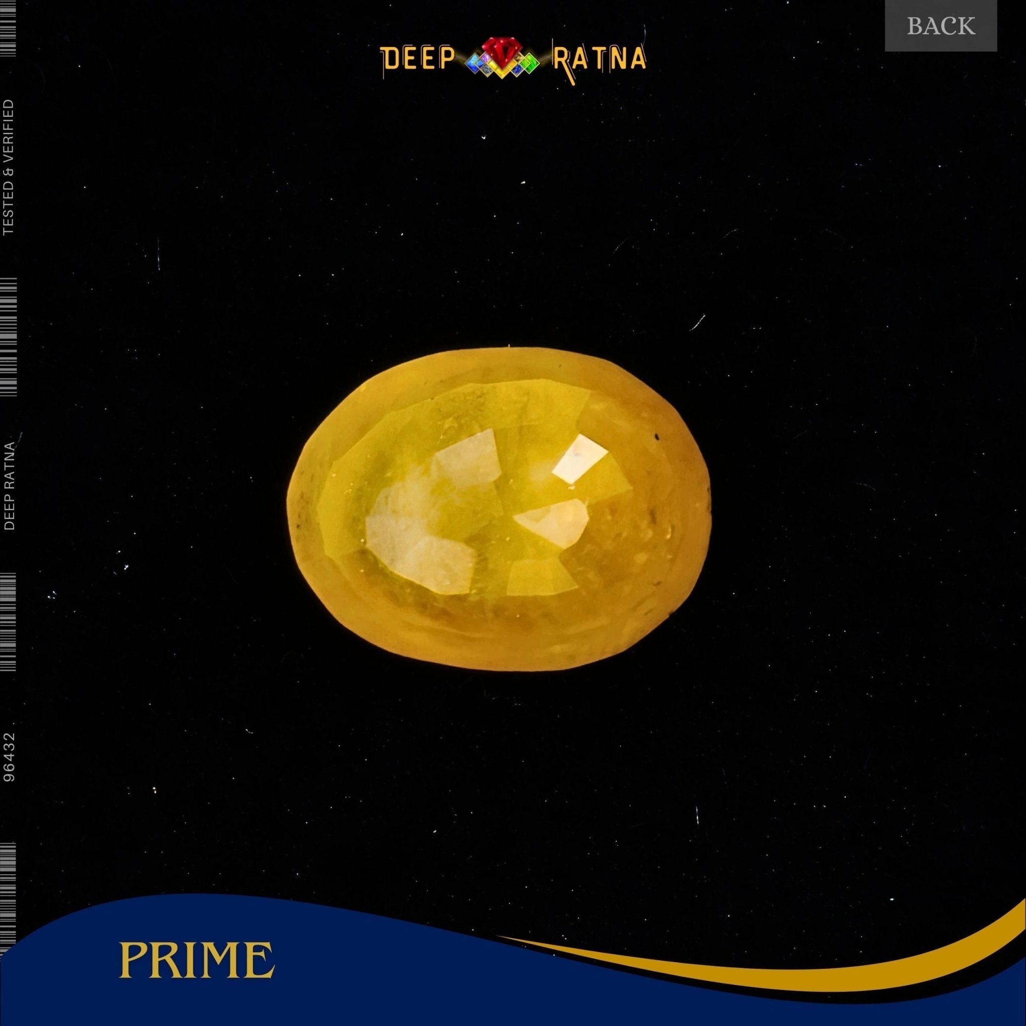 Yellow Sapphire 5.10 Carat (Thailand) - Deep Ratna
