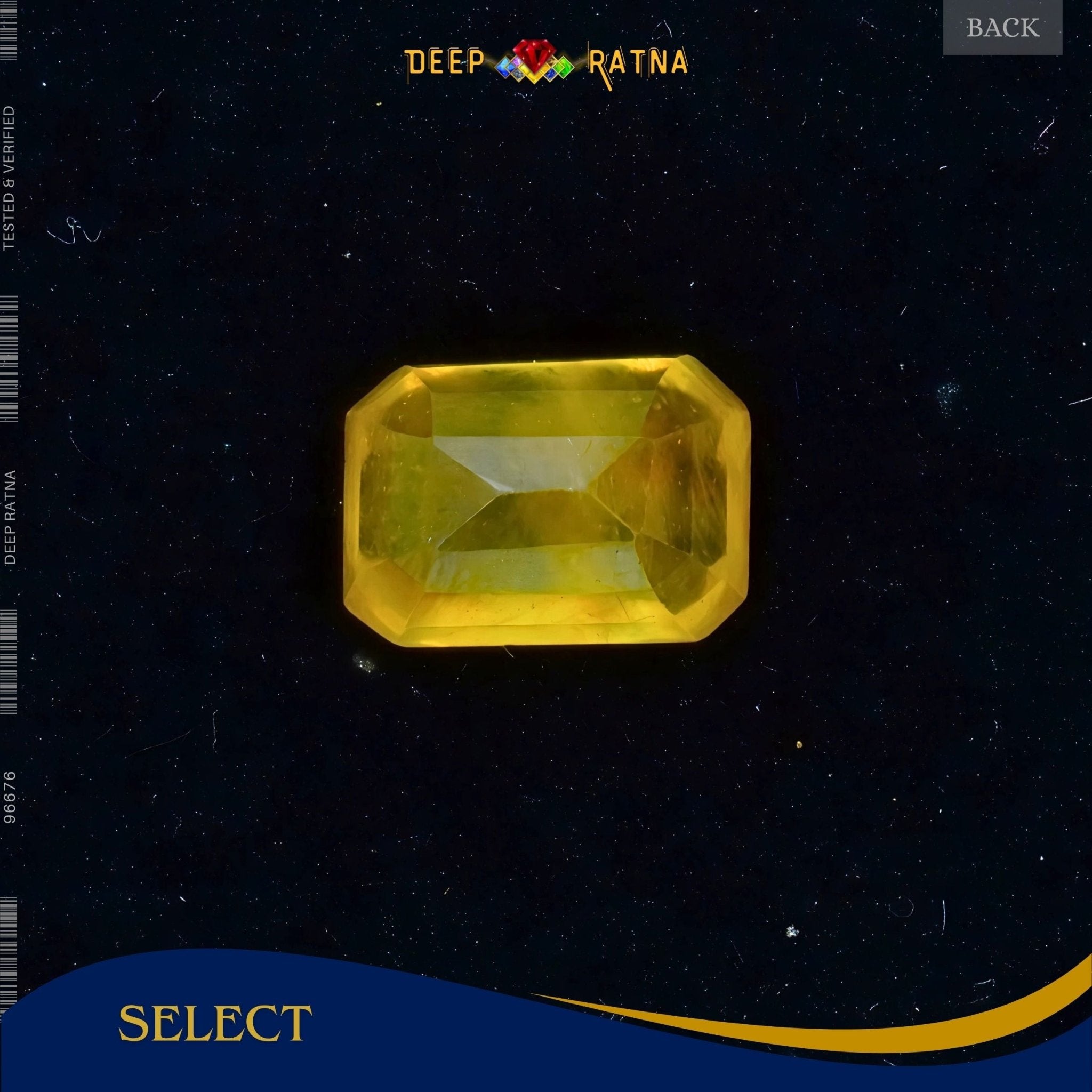 Yellow Sapphire 5.20 Carat (Thailand) - Deep Ratna