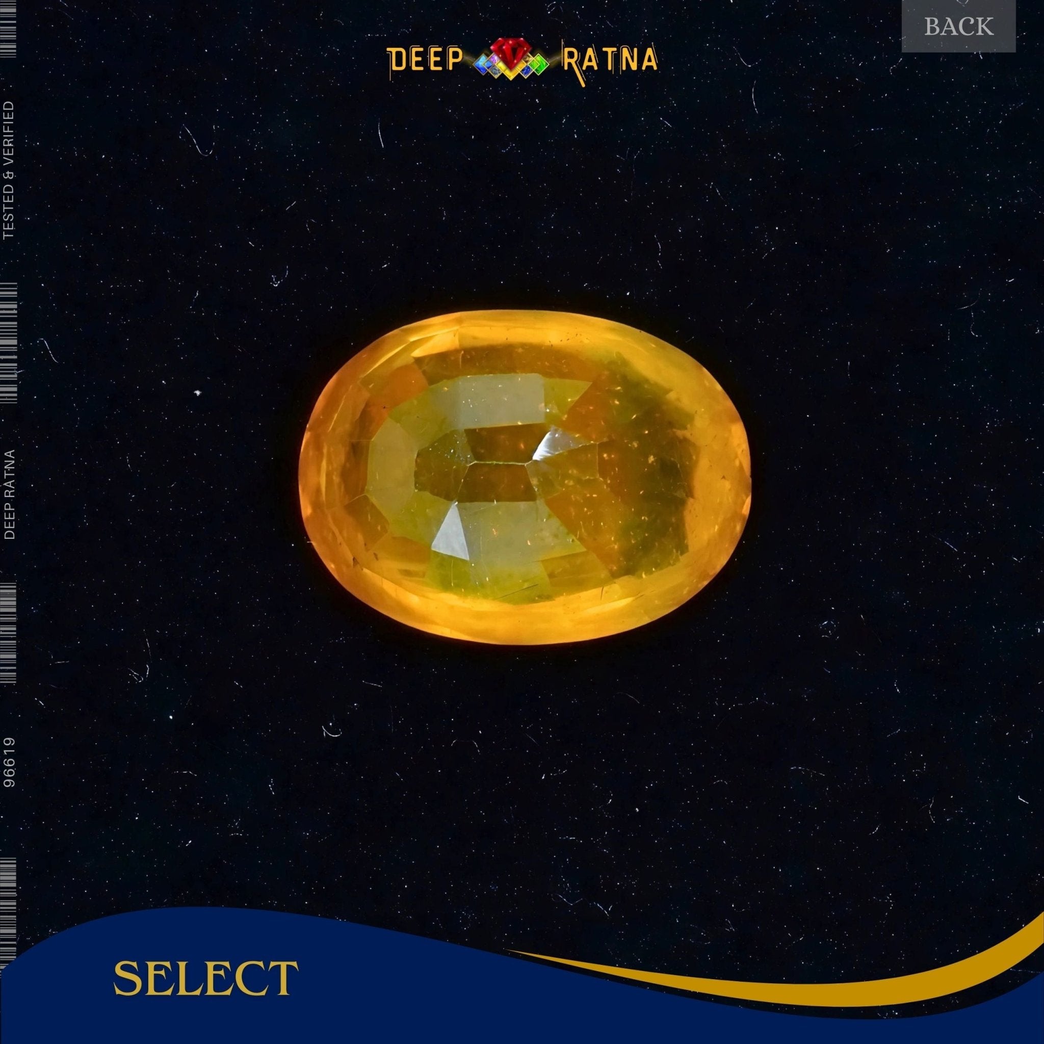 Yellow Sapphire 5.25 Carat (Thailand) - Deep Ratna