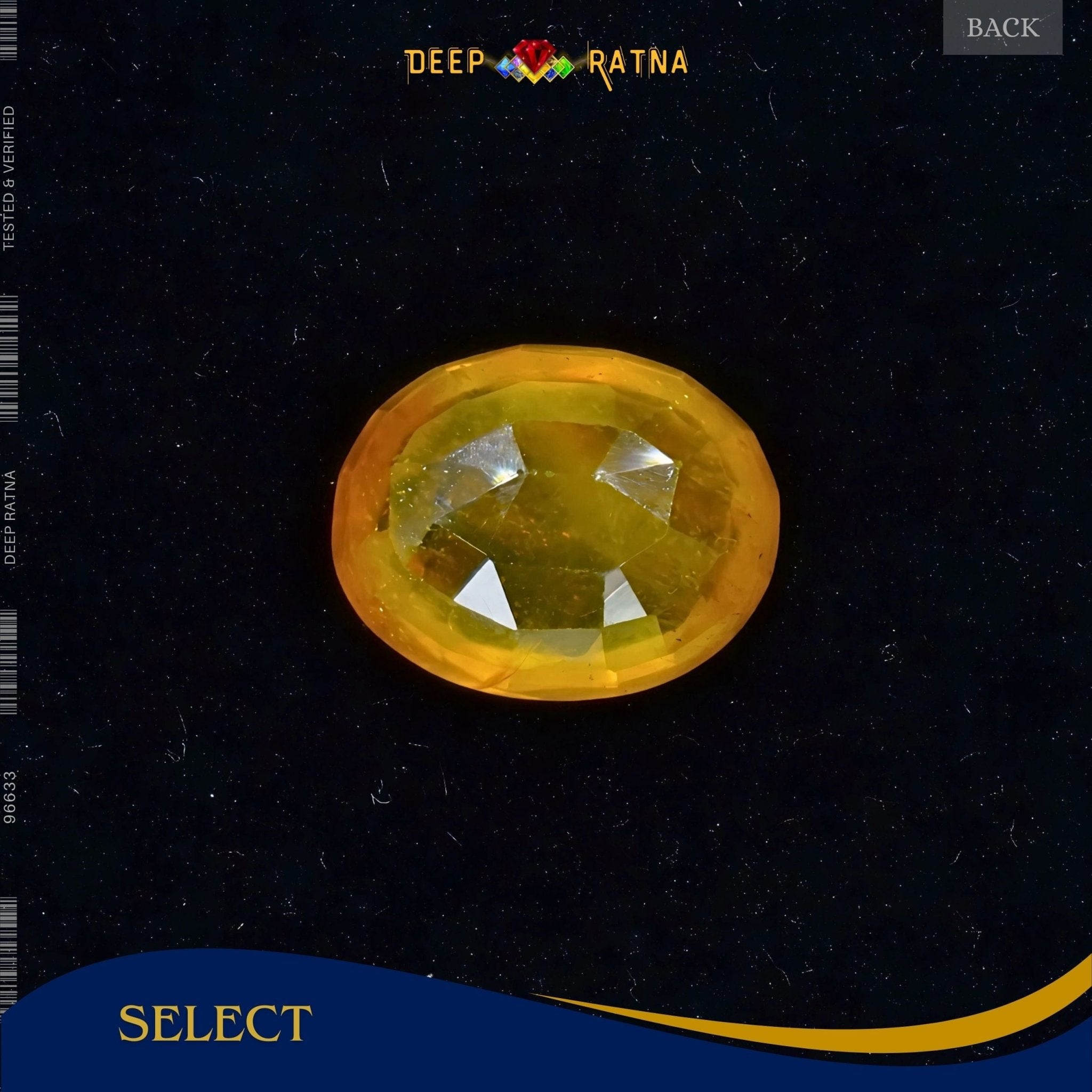 Yellow Sapphire 5.30 Carat (Thailand) - Deep Ratna