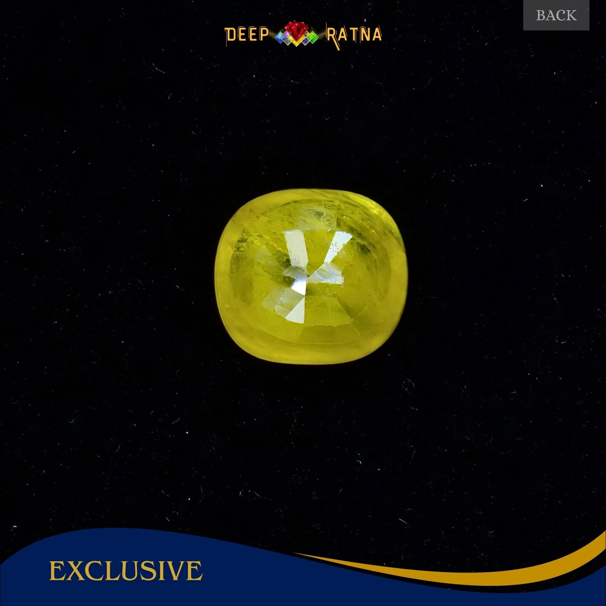 Yellow Sapphire 5.40 Carat (Thailand) - Deep Ratna