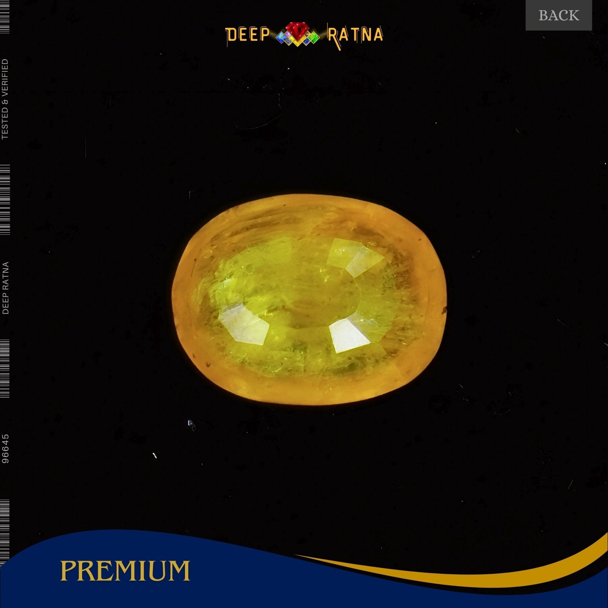 Yellow Sapphire 5.50 Carat (Thailand) - Deep Ratna