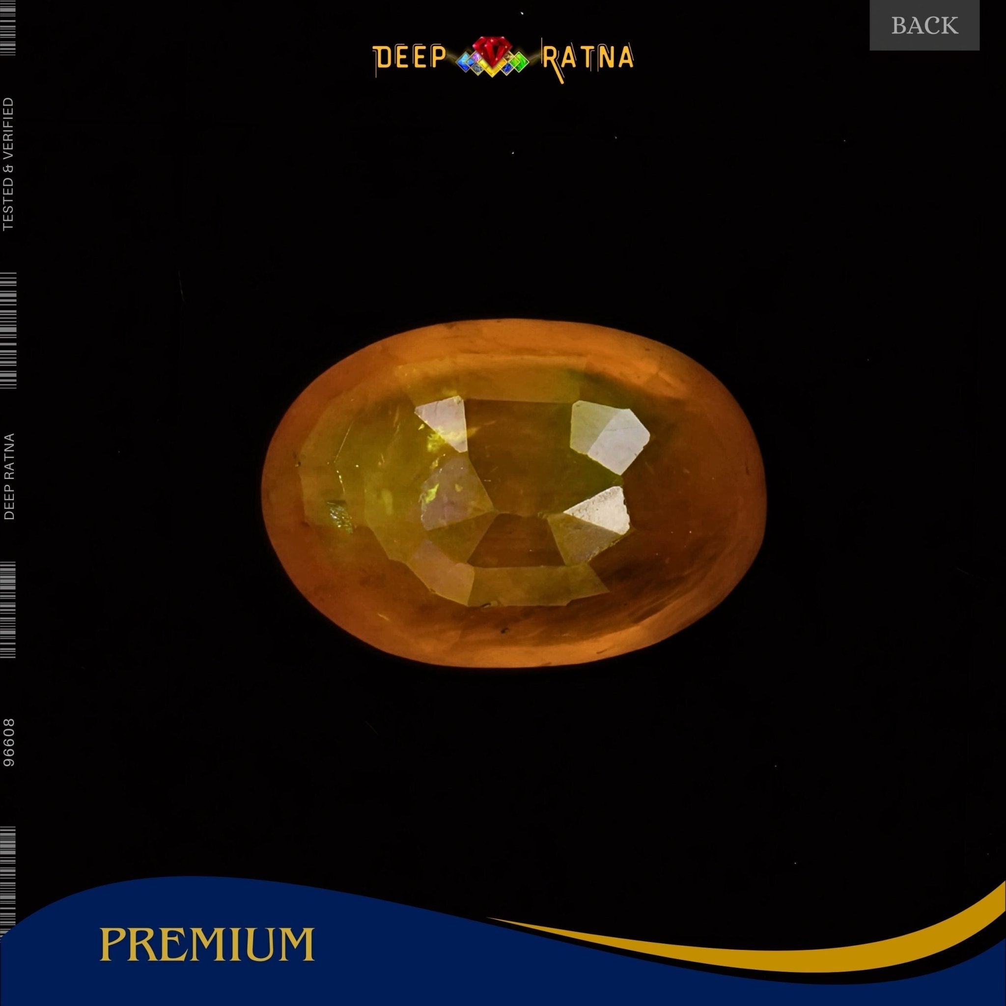 Yellow Sapphire 5.55 Carat (Thailand) - Deep Ratna