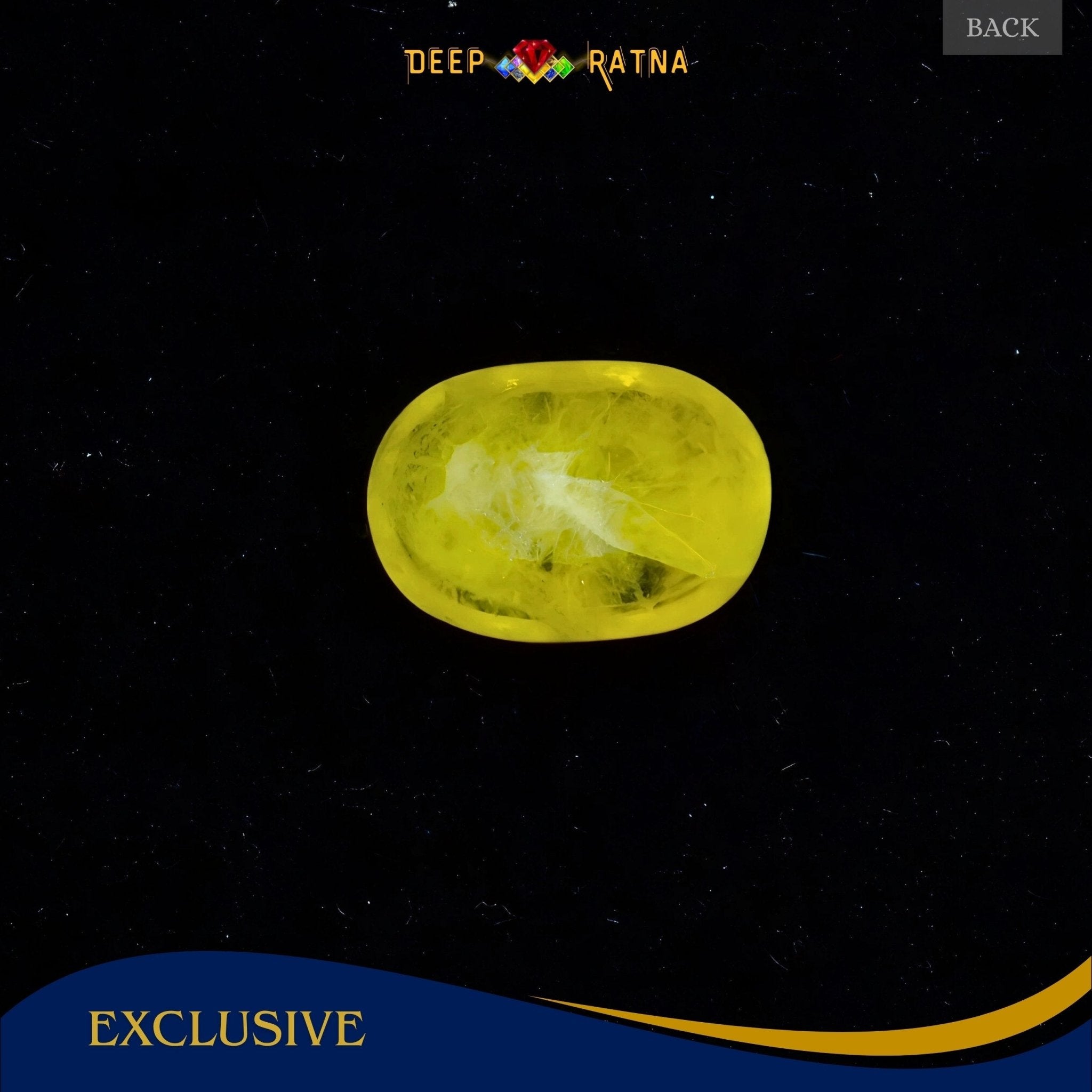 Yellow Sapphire 5.60 Carat (Thailand) - Deep Ratna