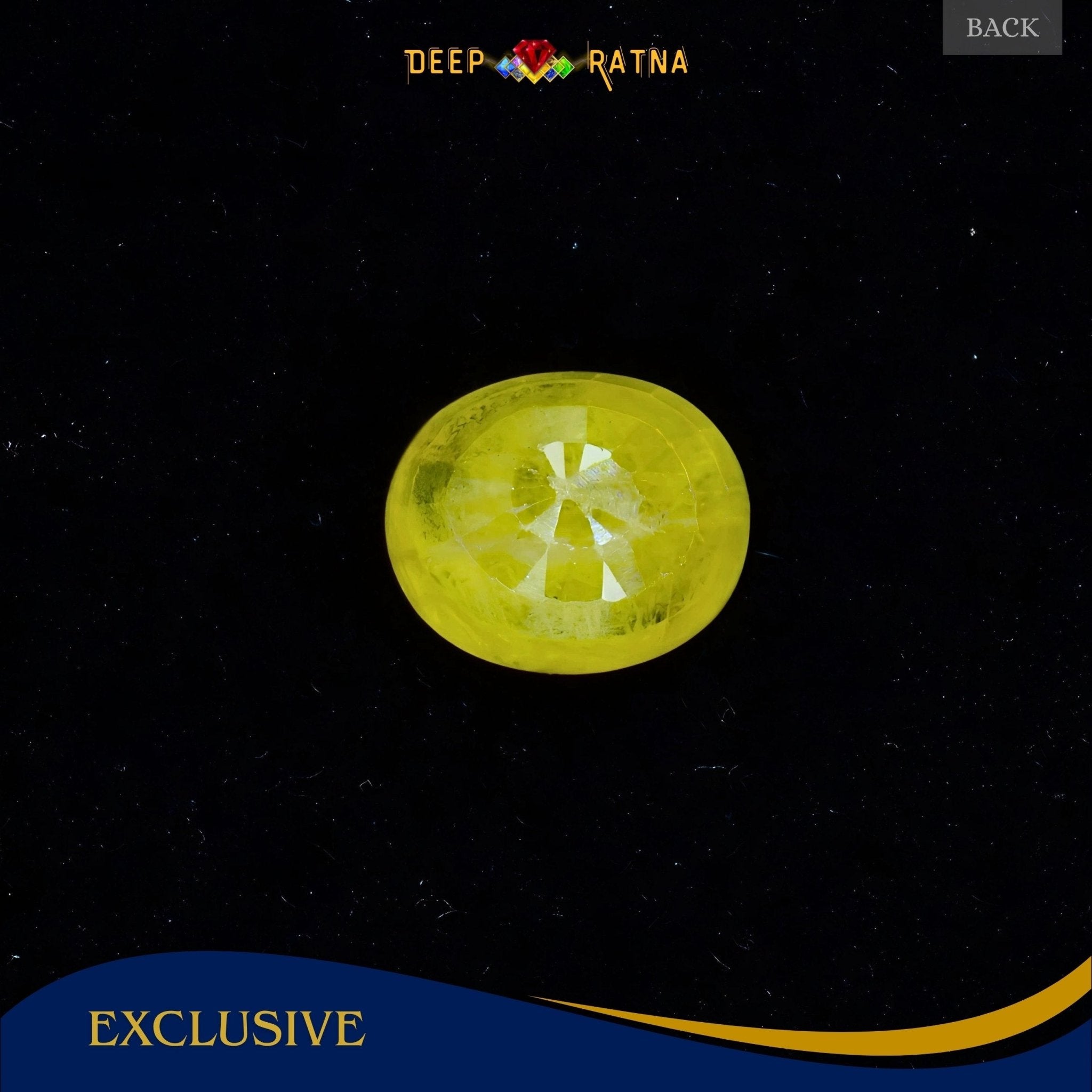 Yellow Sapphire 5.60 Carat (Thailand) - Deep Ratna