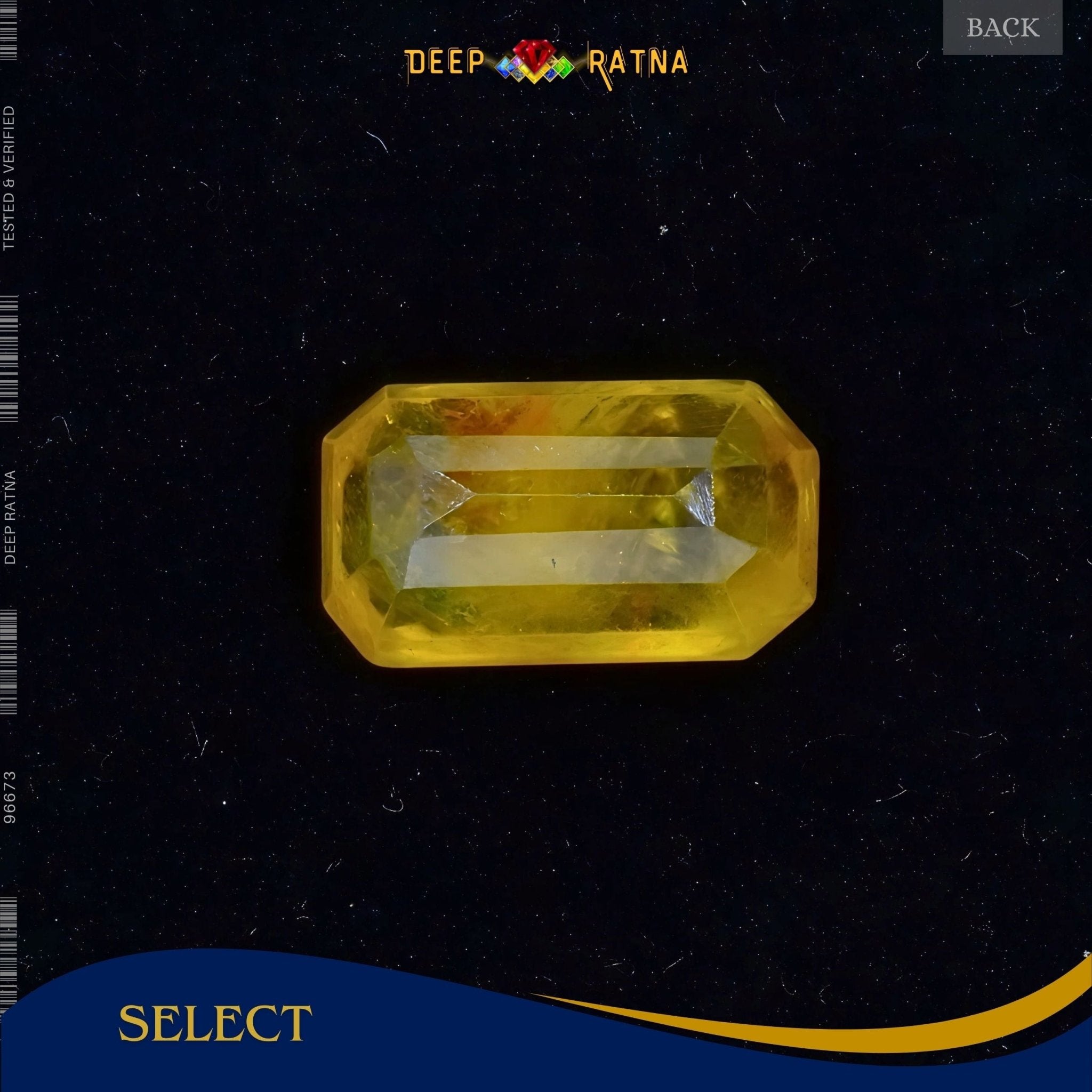 Yellow Sapphire 5.70 Carat (Thailand) - Deep Ratna