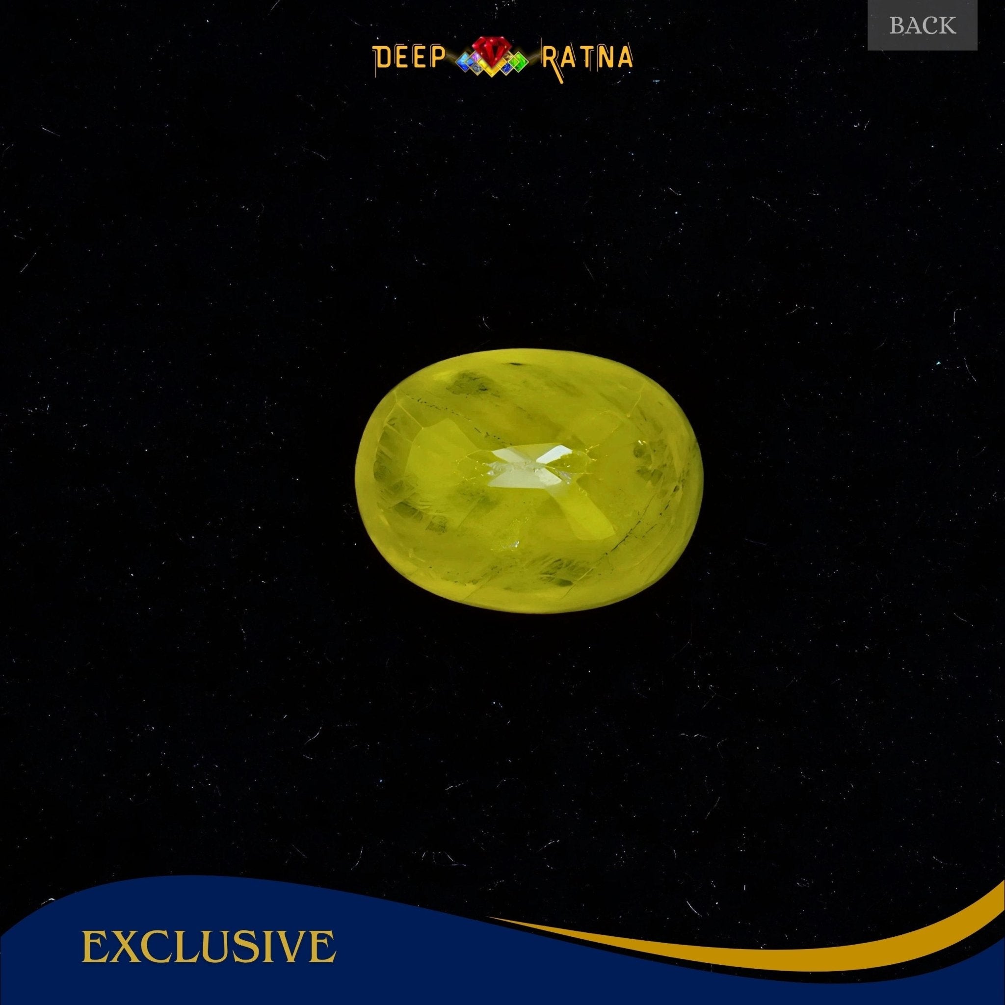 Yellow Sapphire 5.70 Carat (Thailand) - Deep Ratna