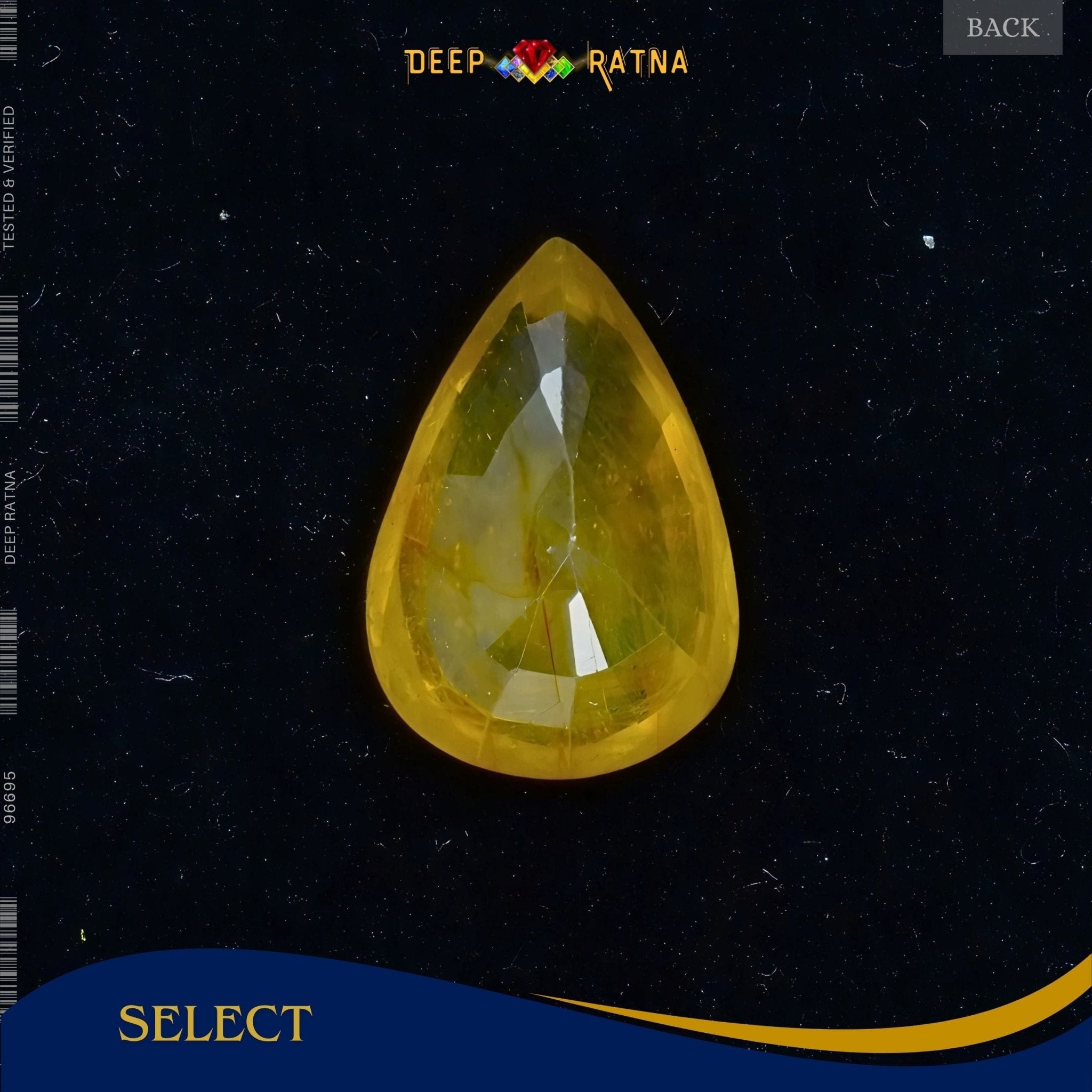Yellow Sapphire 5.80 Carat (Thailand) - Deep Ratna