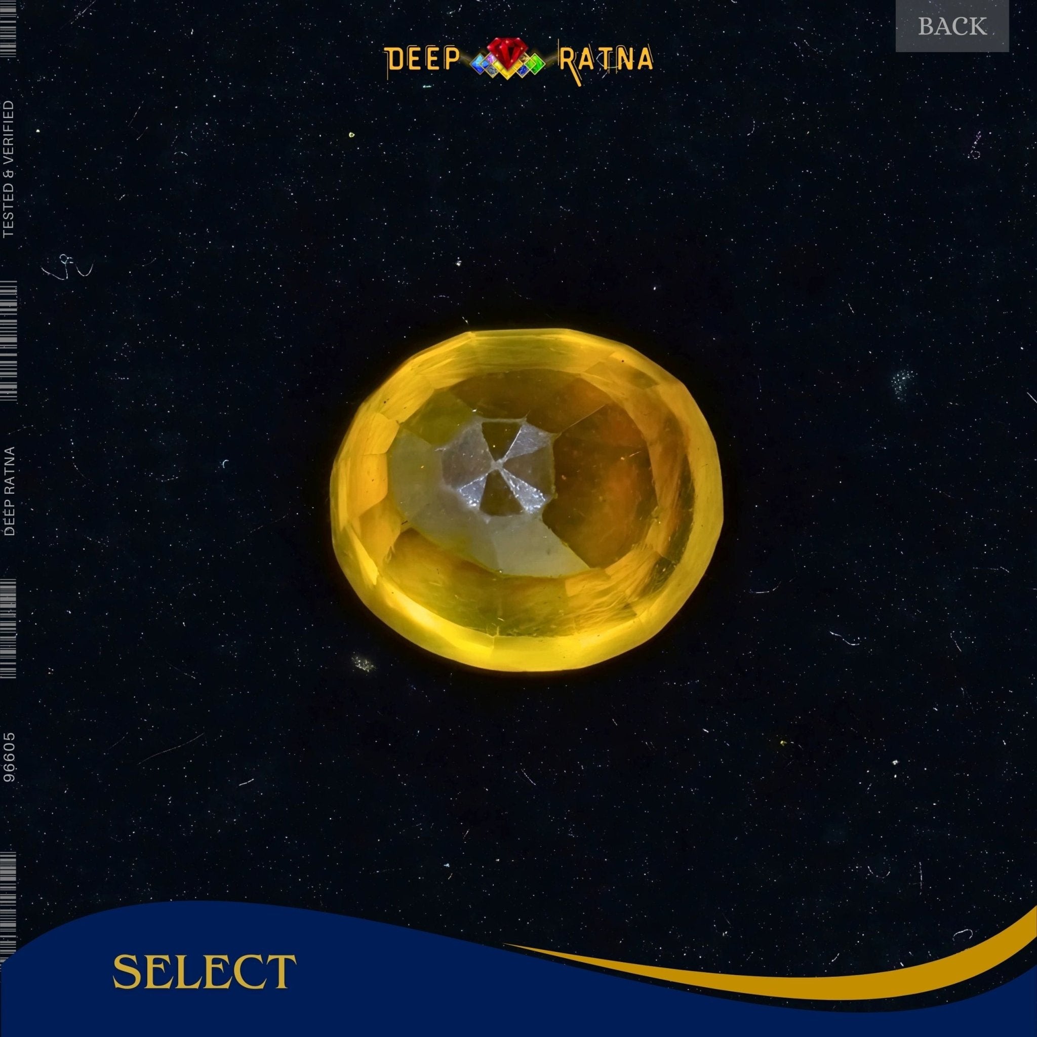 Yellow Sapphire 5.90 Carat (Thailand) - Deep Ratna