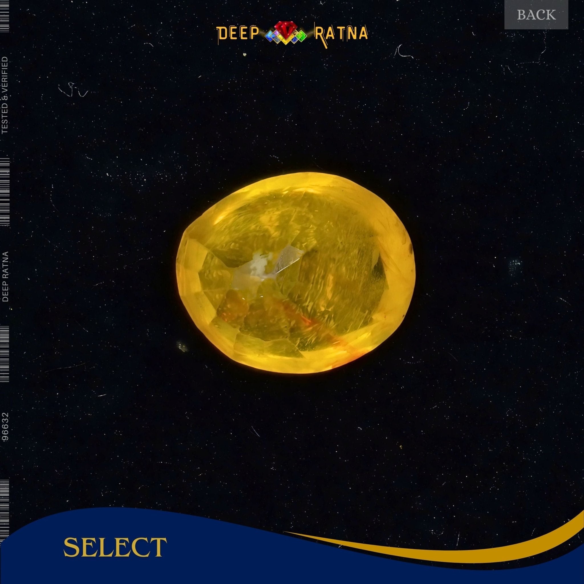 Yellow Sapphire 5.90 Carat (Thailand) - Deep Ratna
