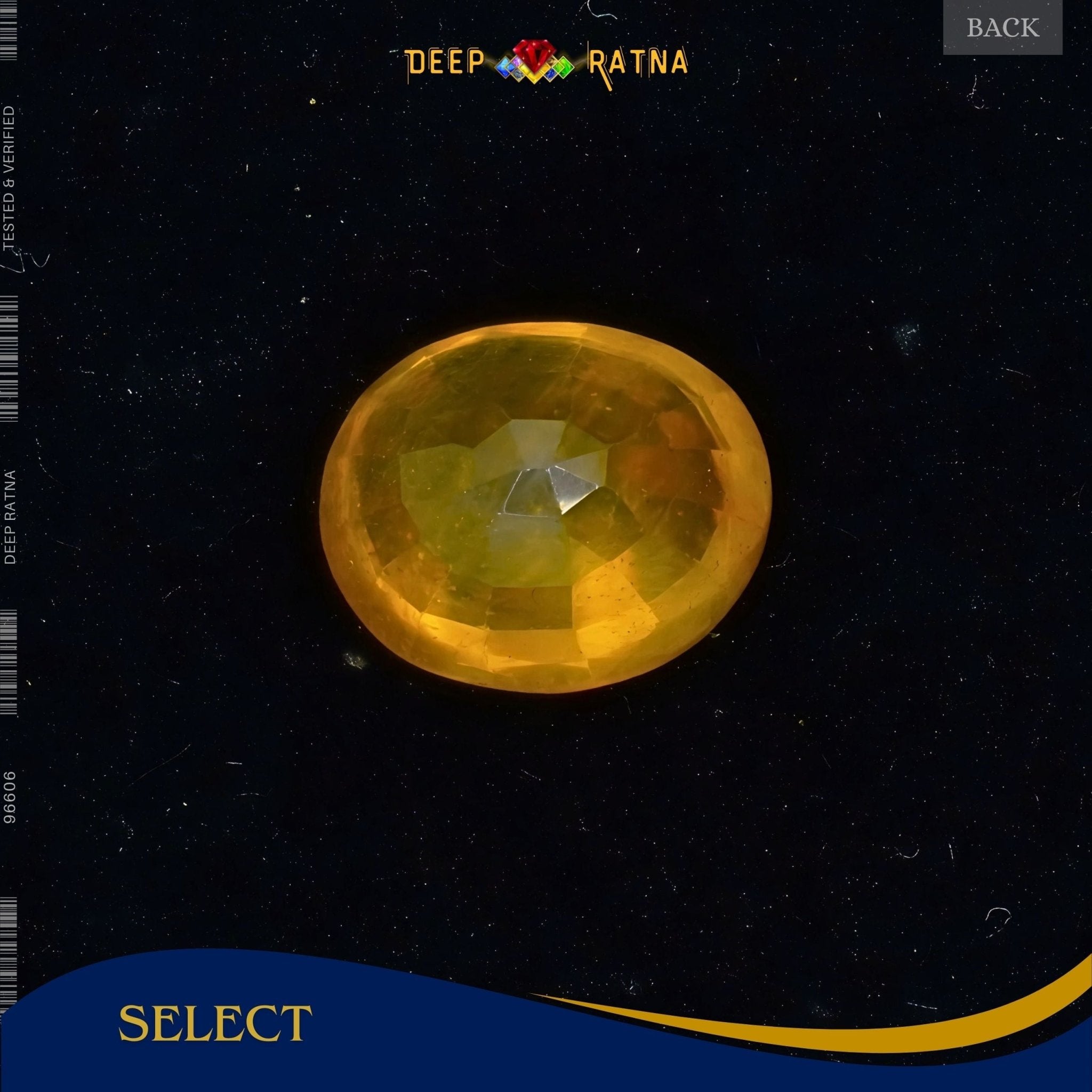 Yellow Sapphire 6.20 Carat (Thailand) - Deep Ratna