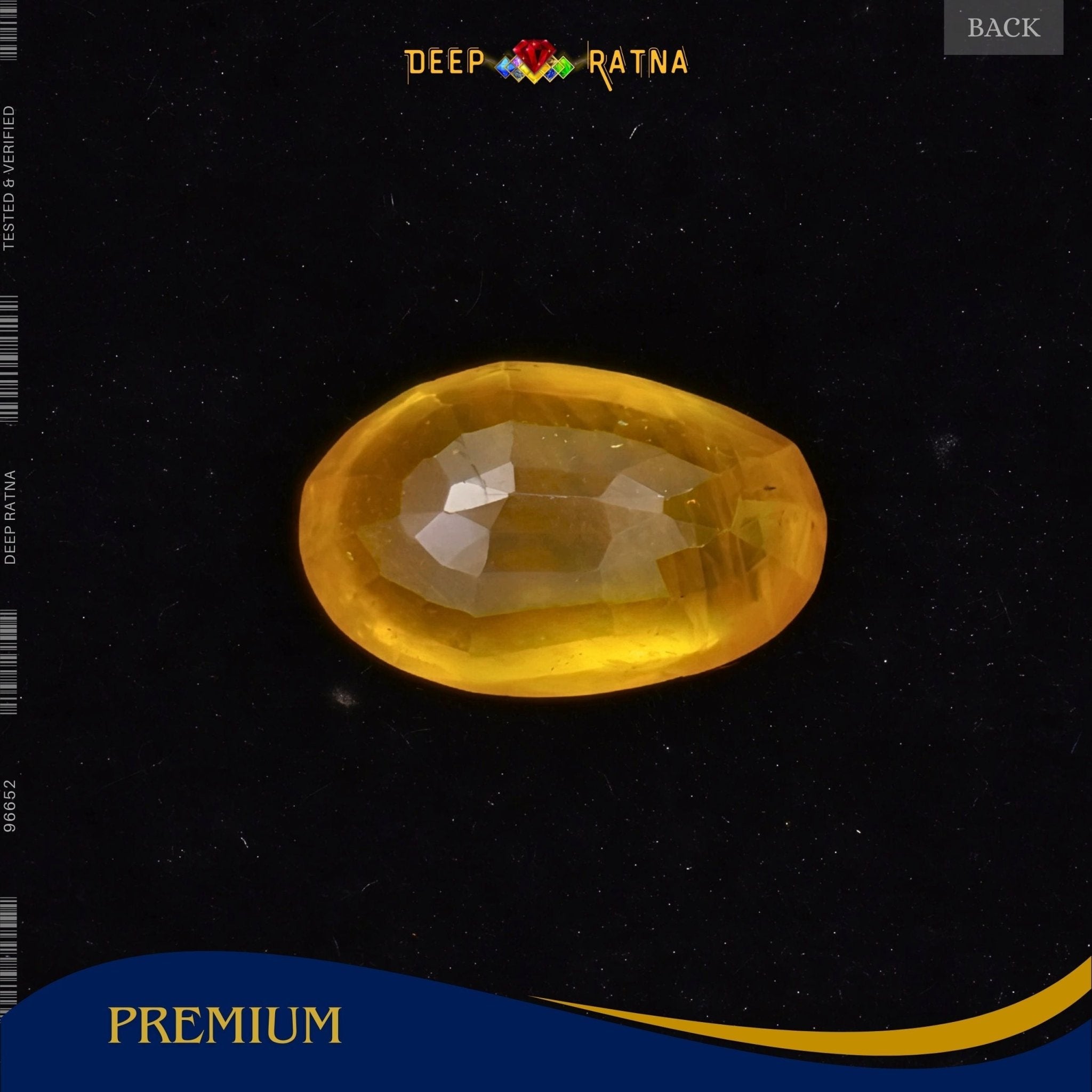 Yellow Sapphire 6.20 Carat (Thailand) - Deep Ratna