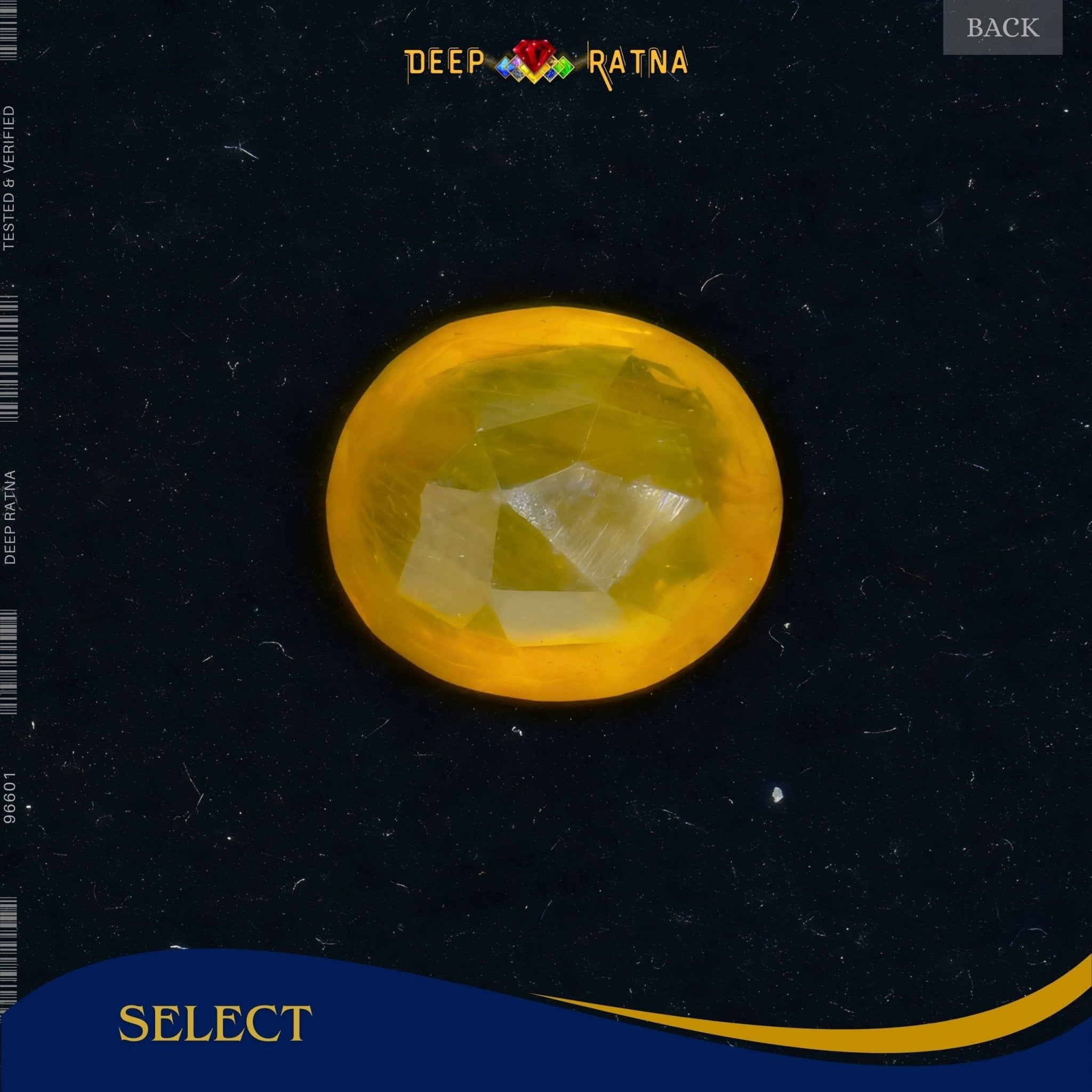 Yellow Sapphire 6.30 Carat (Thailand) - Deep Ratna