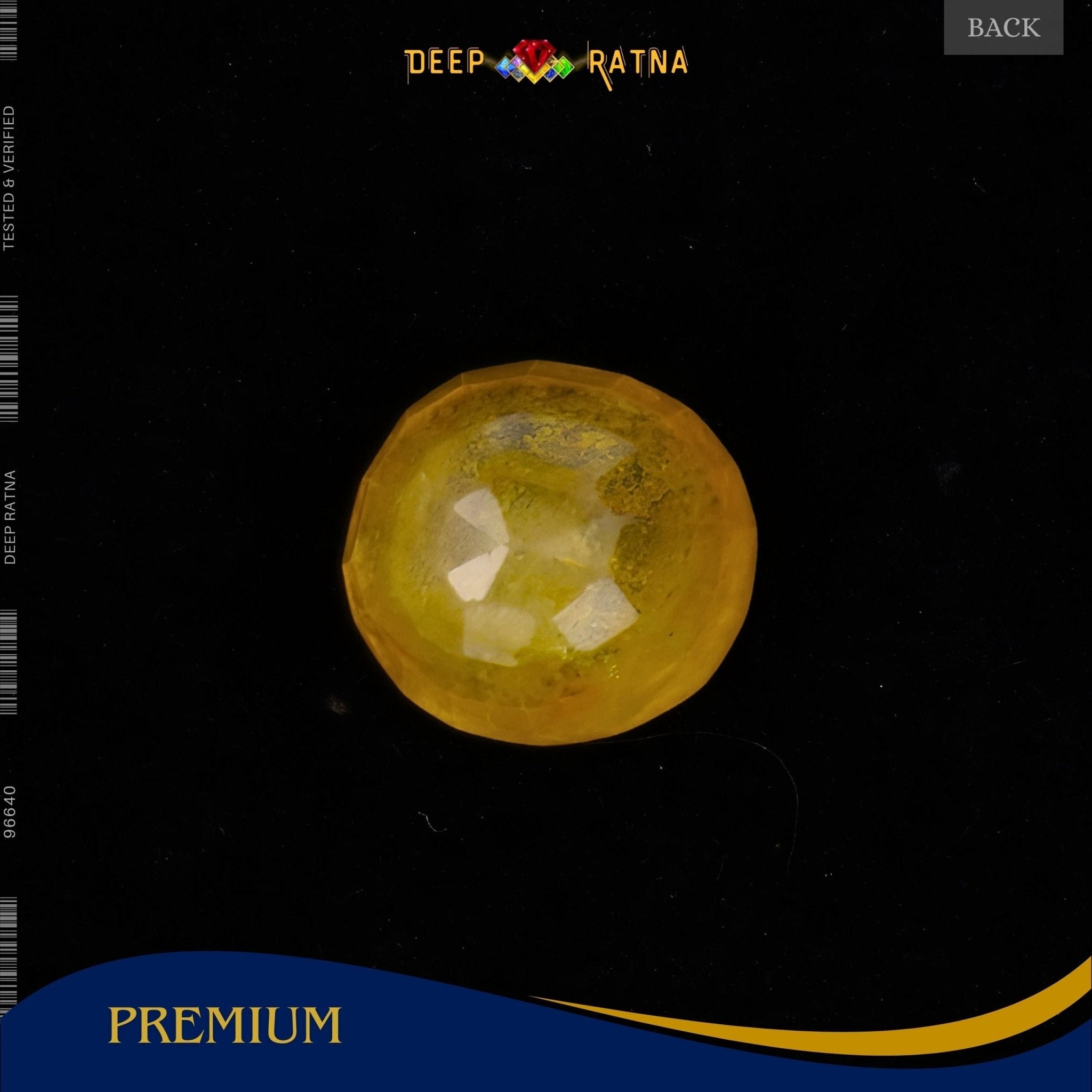 Yellow Sapphire 6.30 Carat (Thailand) - Deep Ratna