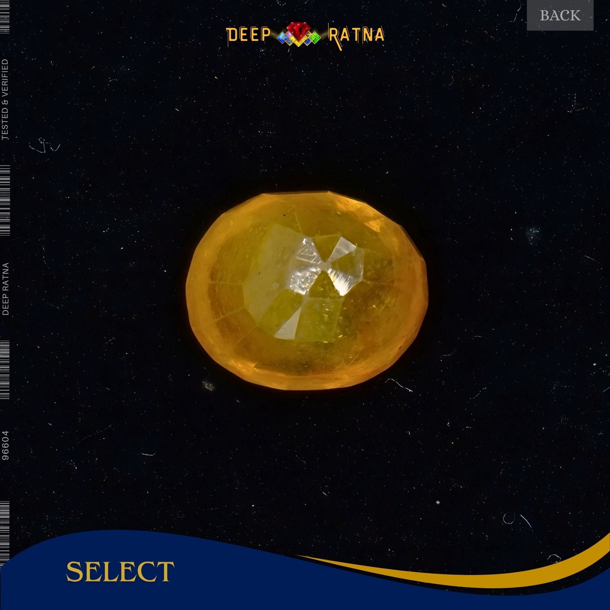 Yellow Sapphire 6.50 Carat (Thailand) - Deep Ratna
