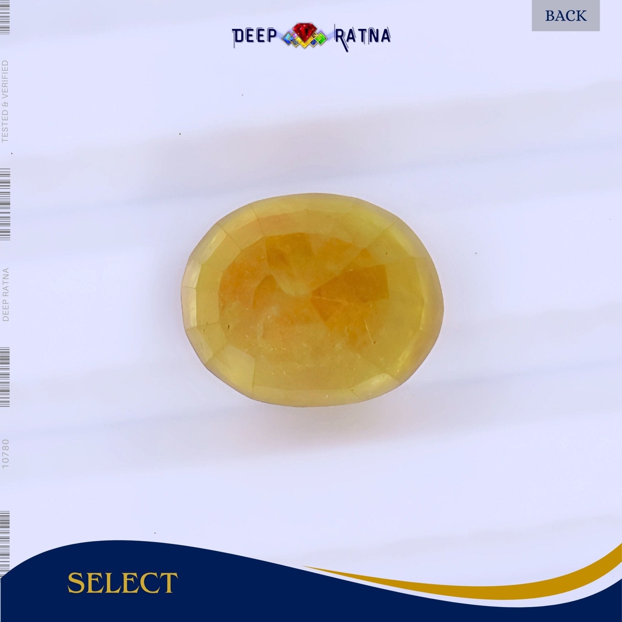 Yellow Sapphire 6.51 Carat (Thailand) - Deep Ratna