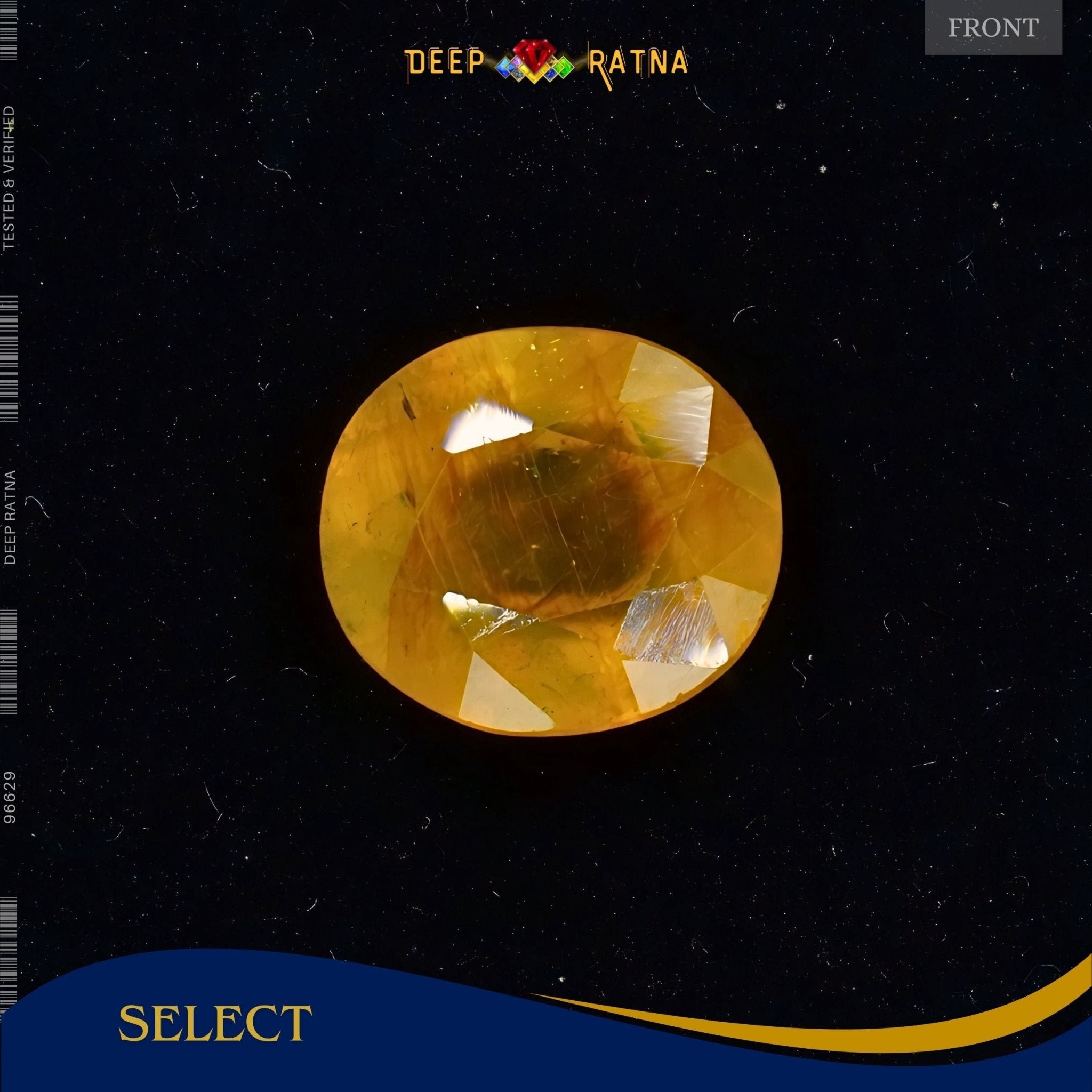 Yellow Sapphire 6.60 Carat (Thailand) - Deep Ratna