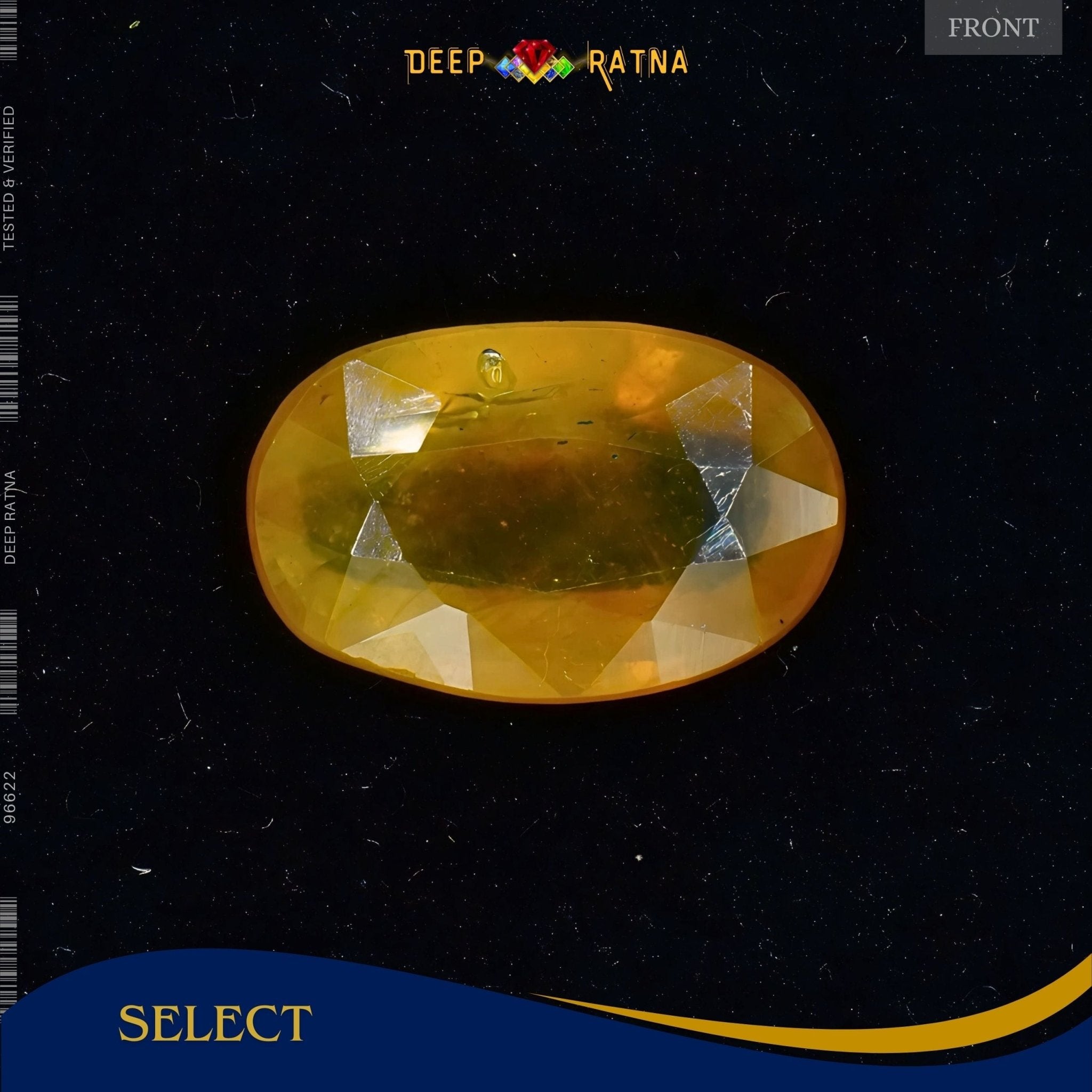 Yellow Sapphire 6.65 Carat (Thailand) - Deep Ratna