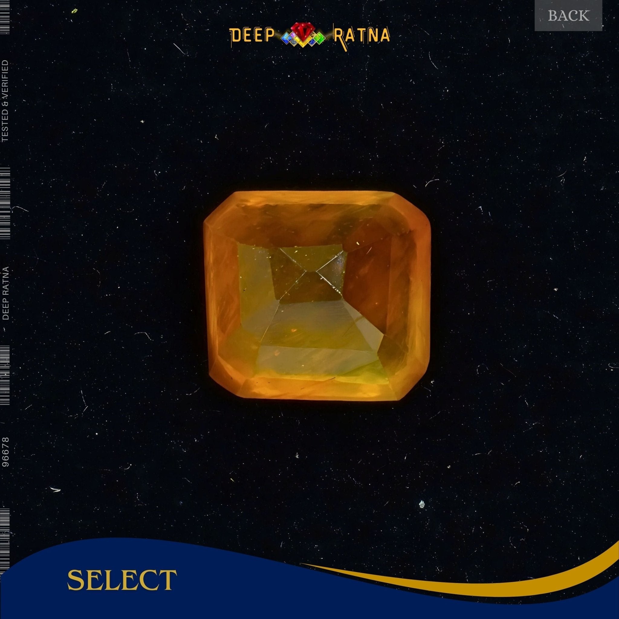 Yellow Sapphire 6.80 Carat (Thailand) - Deep Ratna