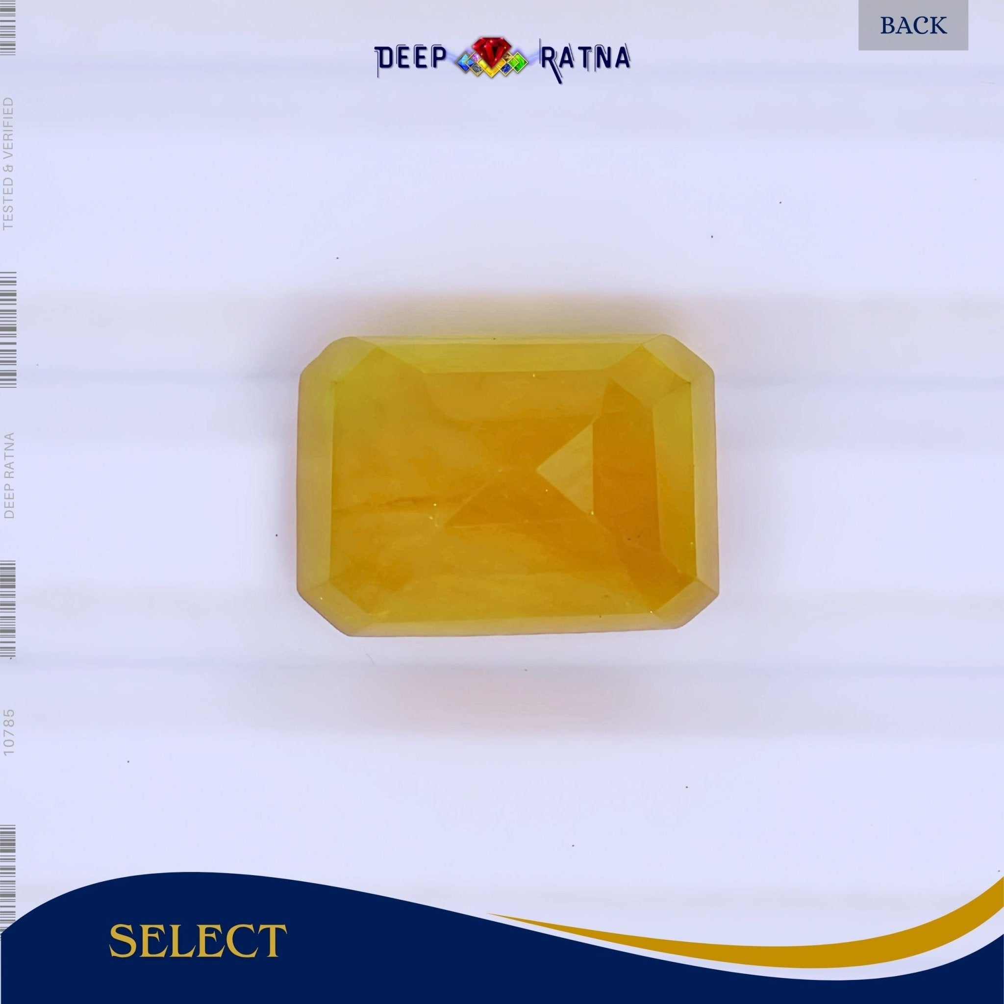 Yellow Sapphire 7.31 Carat (Thailand) - Deep Ratna