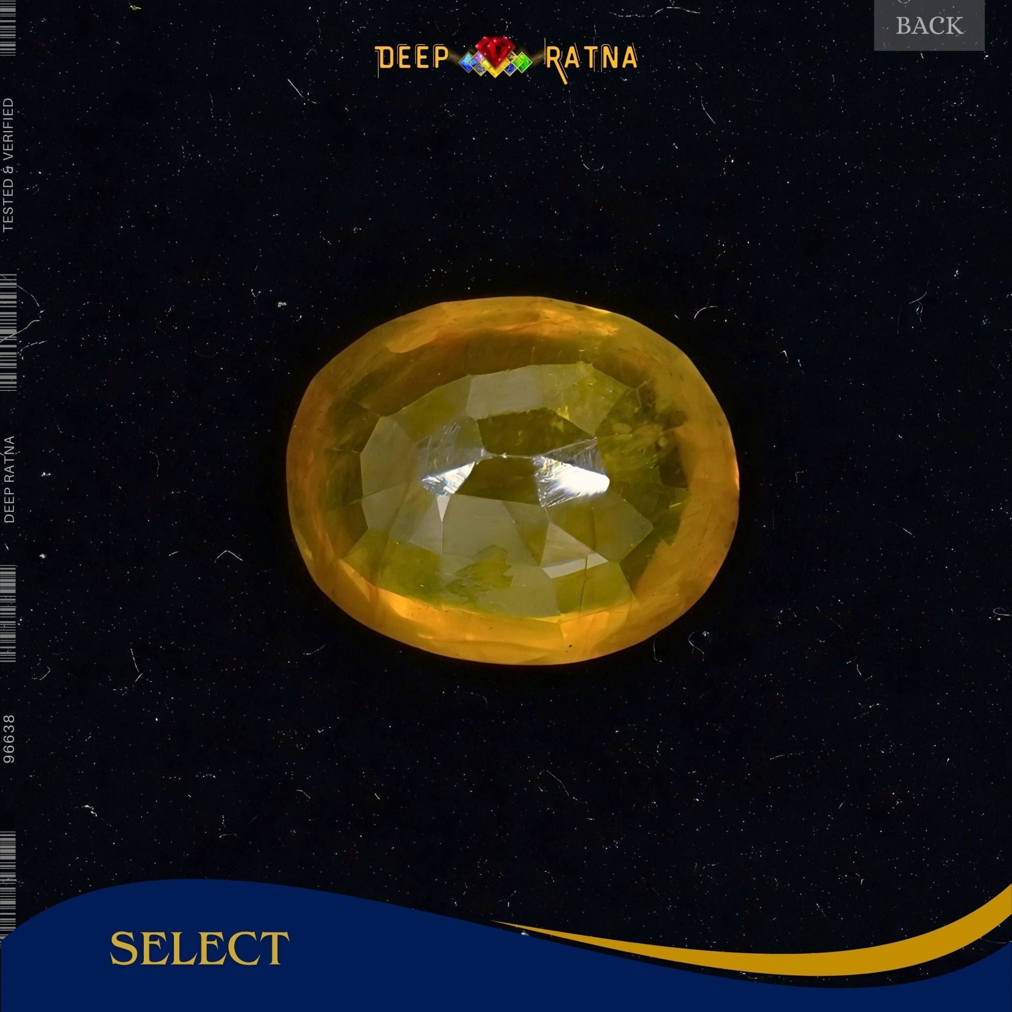 Yellow Sapphire 7.35 Carat (Thailand) - Deep Ratna