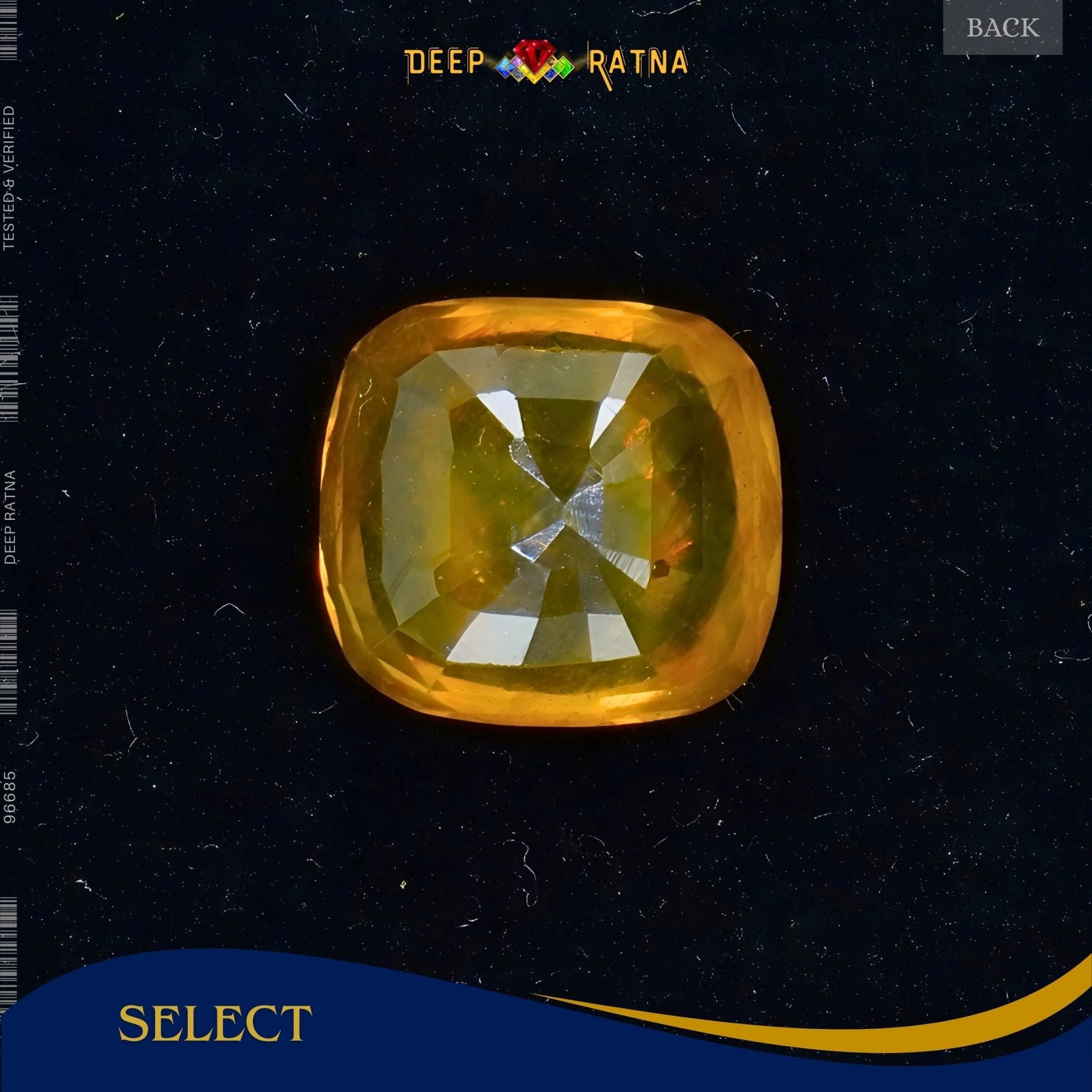 Yellow Sapphire 7.50 Carat (Thailand) - Deep Ratna
